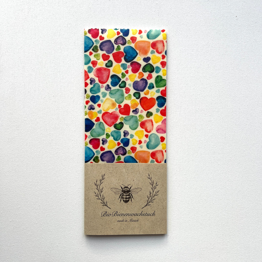 BIO BIENENWACHSTUCH "Sweet Valentine's" 15cm - 35cm