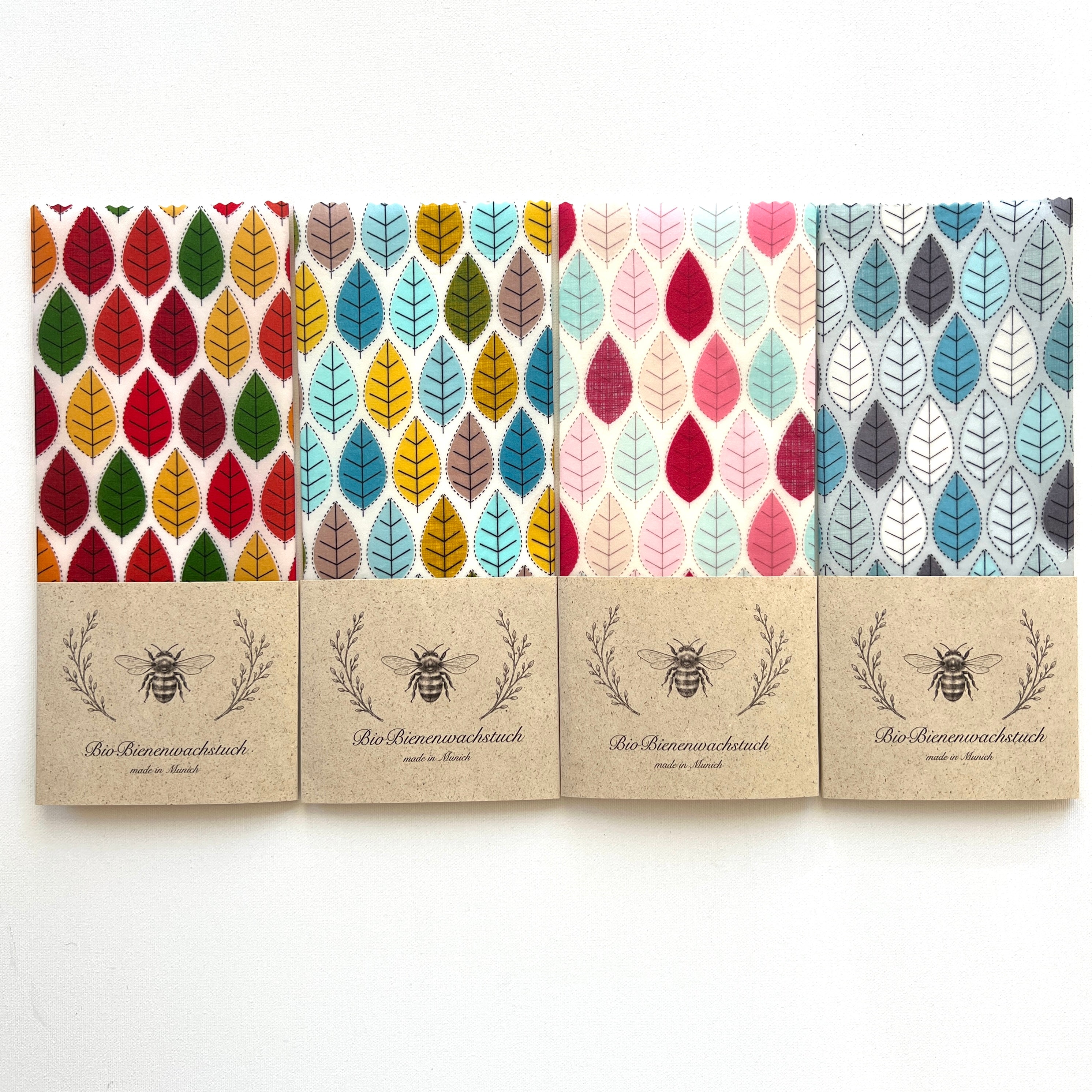 BIO-BIENENWACHSTUCH "Vier Jahreszeiten" 15cm - 50cm