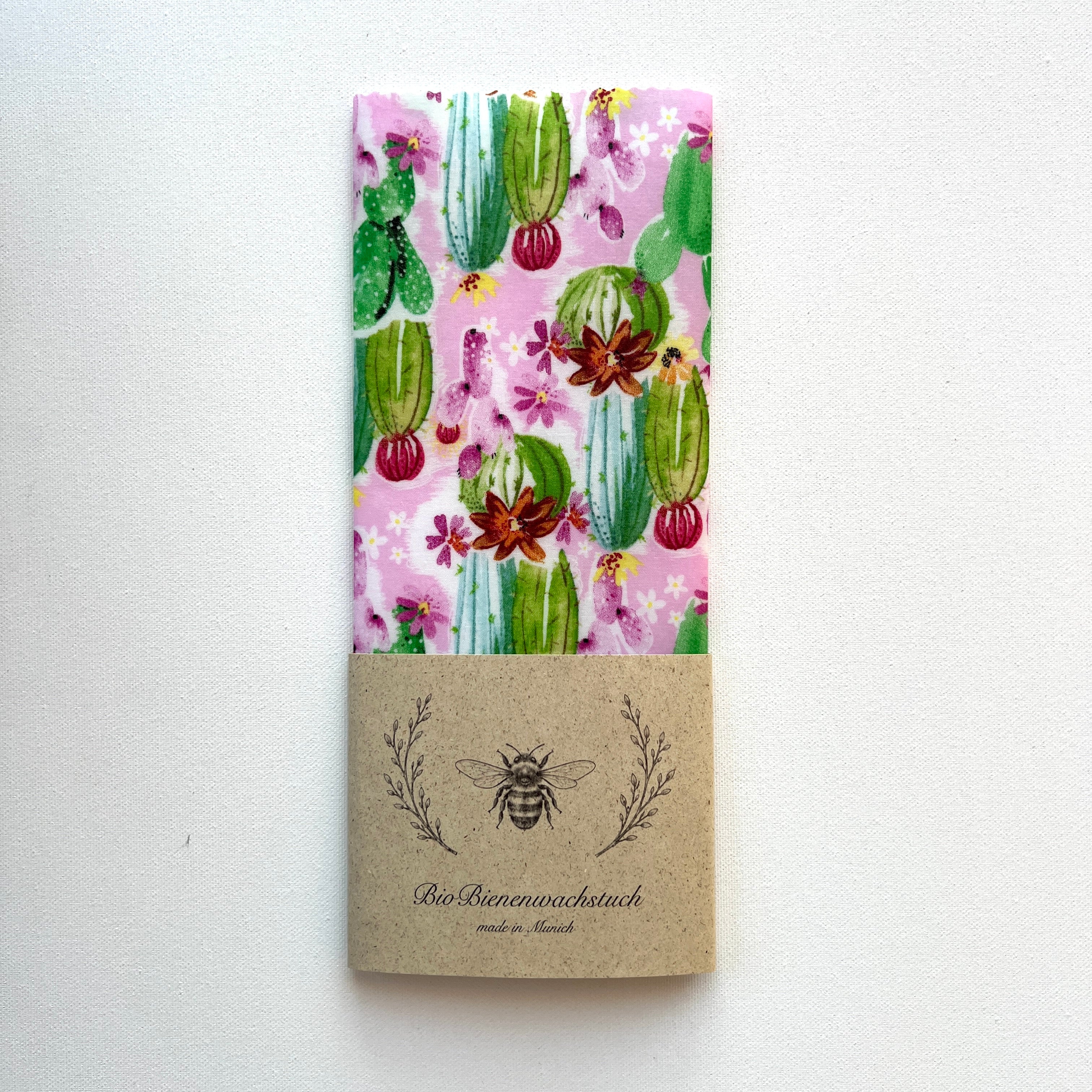 BIO-BIENENWACHSTUCH "Cactus" 15cm-35cm