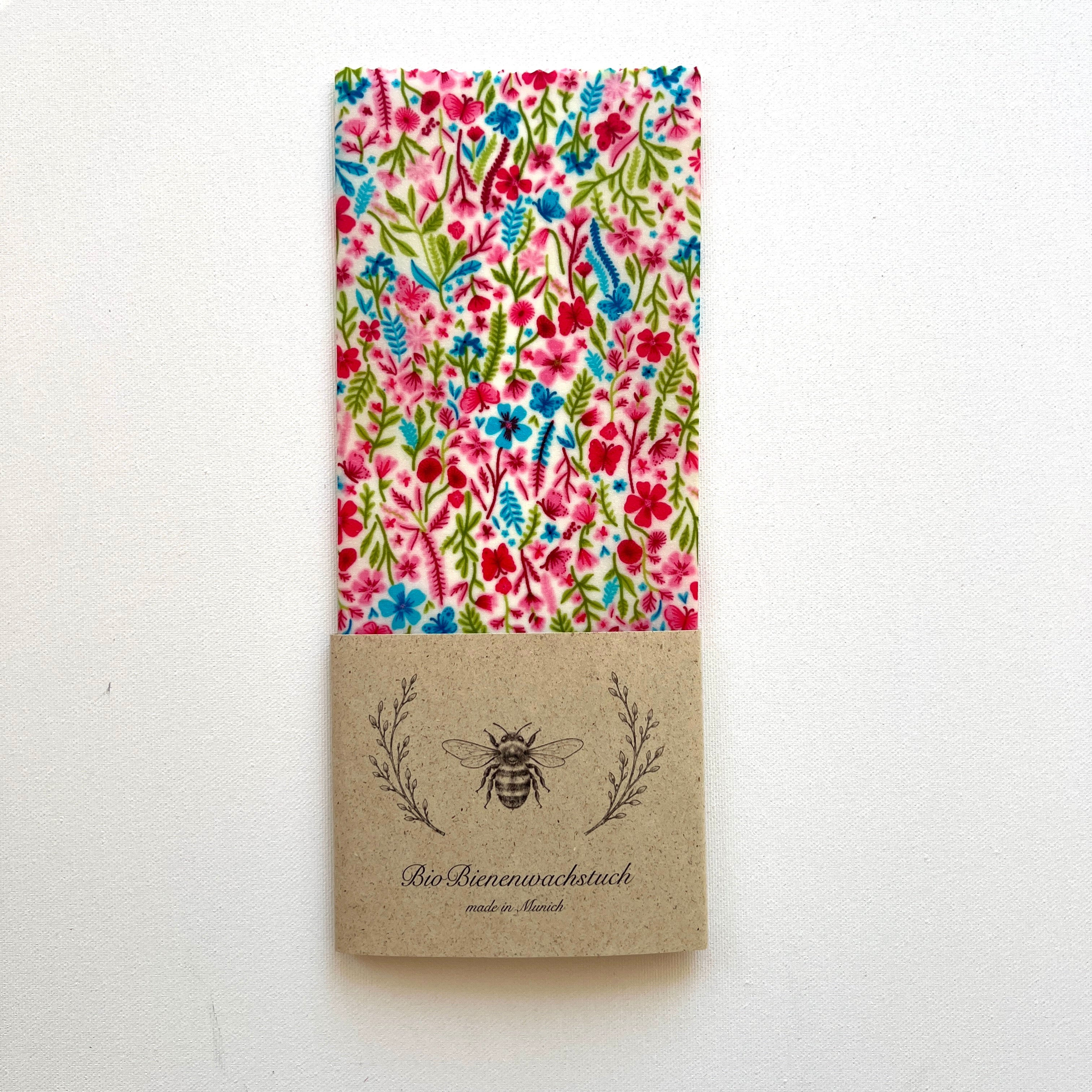 BIO-BIENENWACHSTUCH "Pink & Blue" 15cm - 50cm