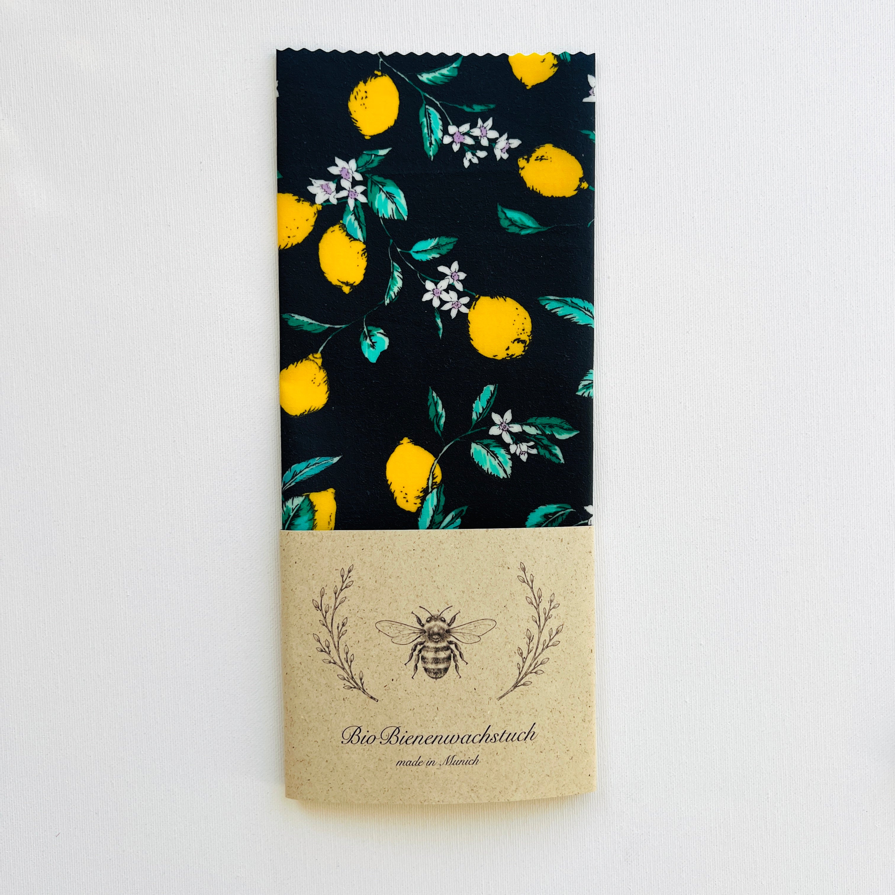 BIO-BIENENWACHSTUCH "Lemon & Strawberries" 15cm-50cm