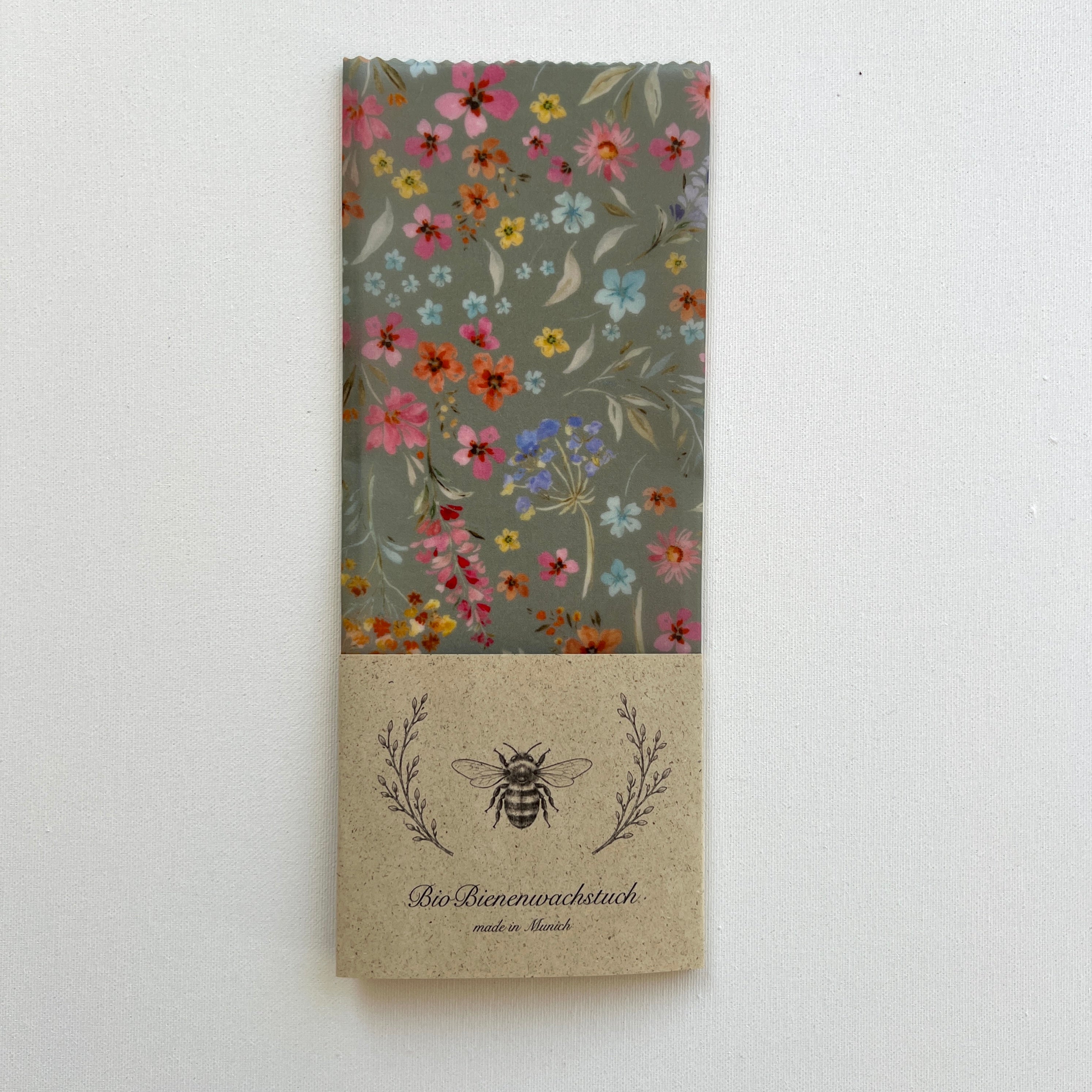 BIO-BIENENWACHSTUCH "Nature Flowers" 15cm - 50cm