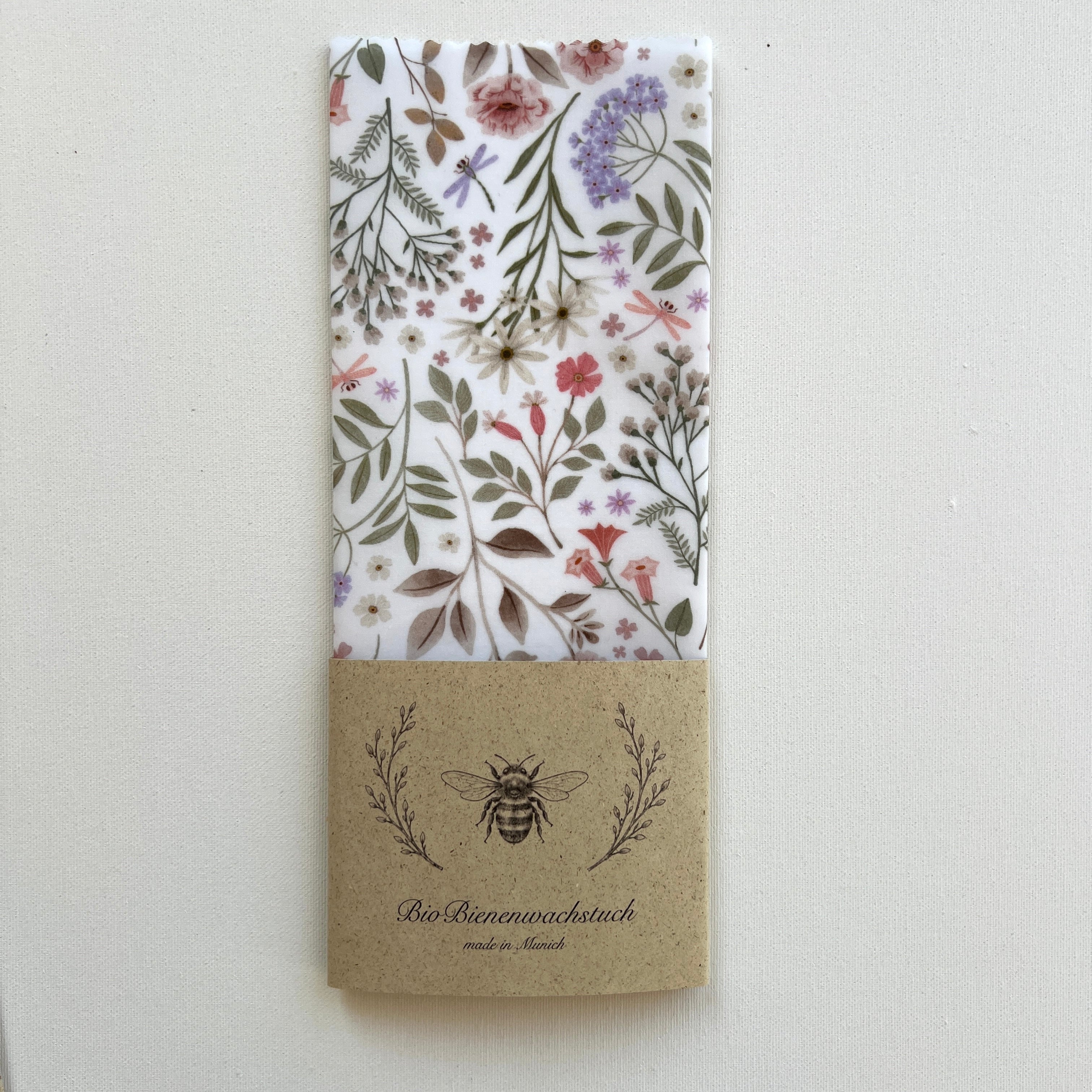 BIO-BIENENWACHSTUCH "Nature Flowers" 15cm - 50cm