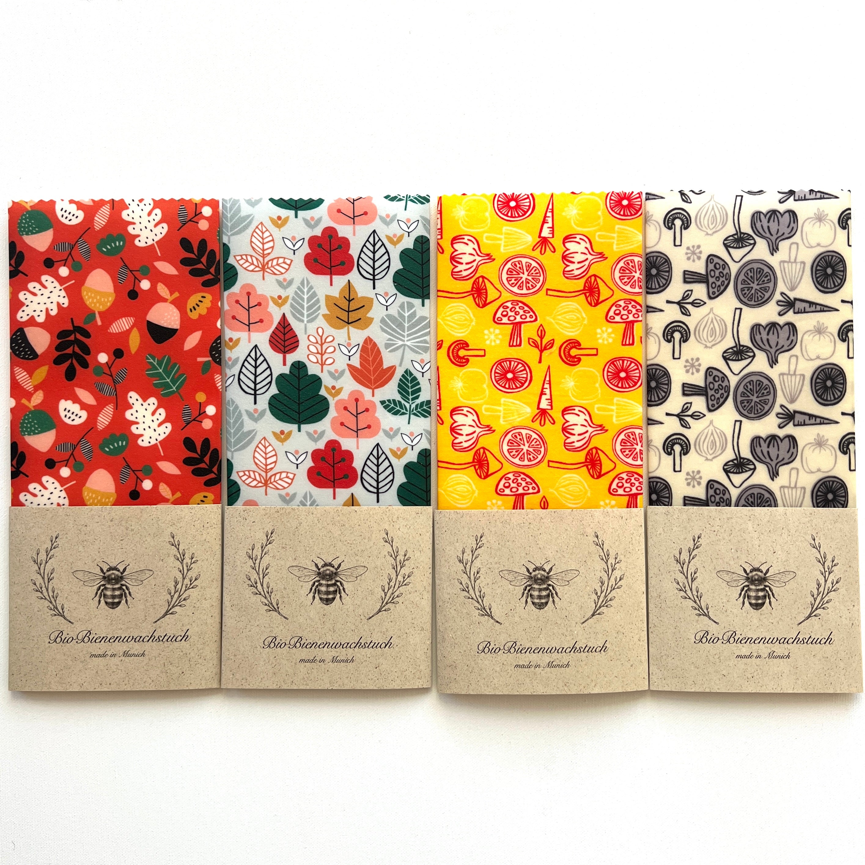 BIO-BIENENWACHSTUCH "Fresh from the Garden" 15 cm - 50 cm