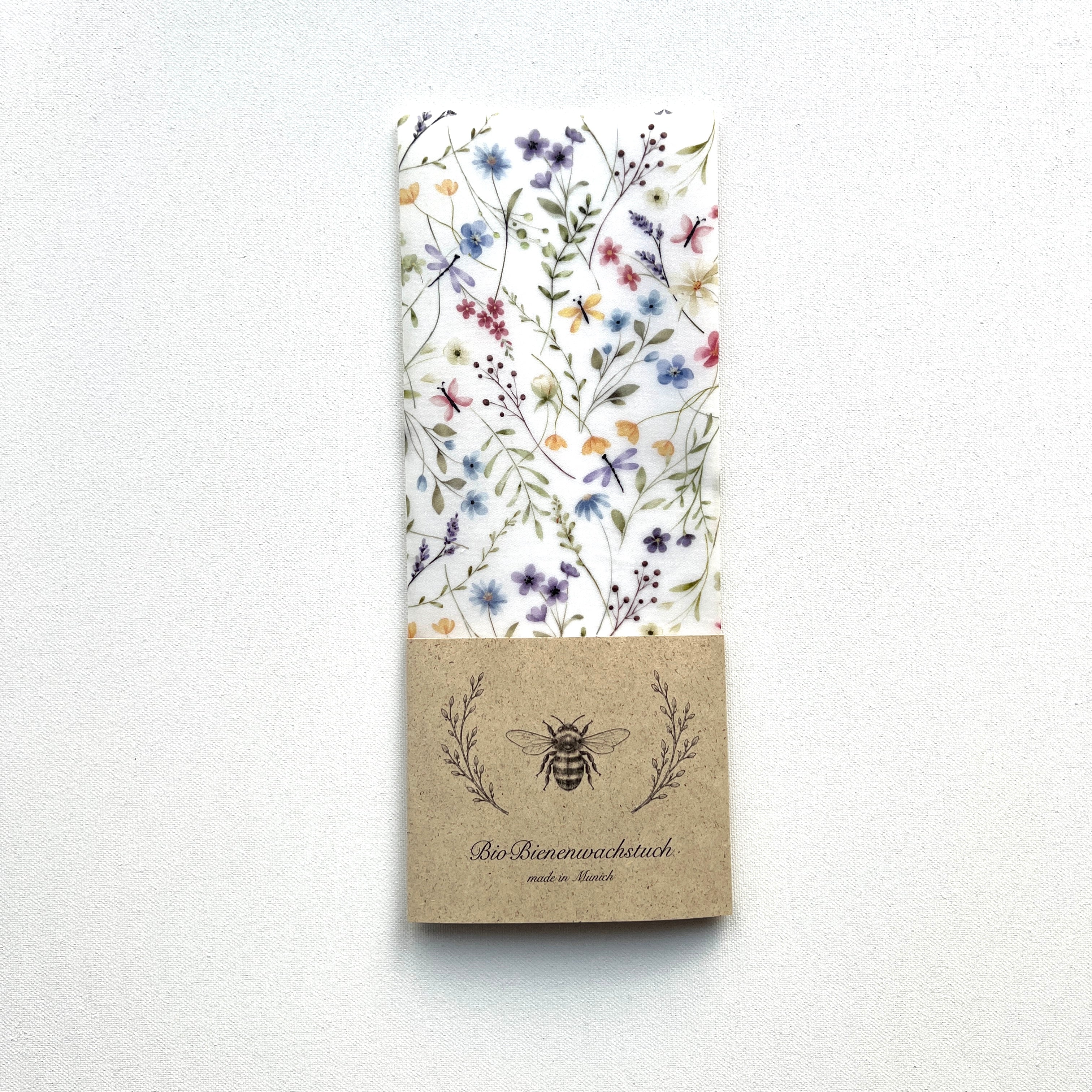 BIO-BIENENWACHSTUCH "Floral Beauty" 15cm - 50cm
