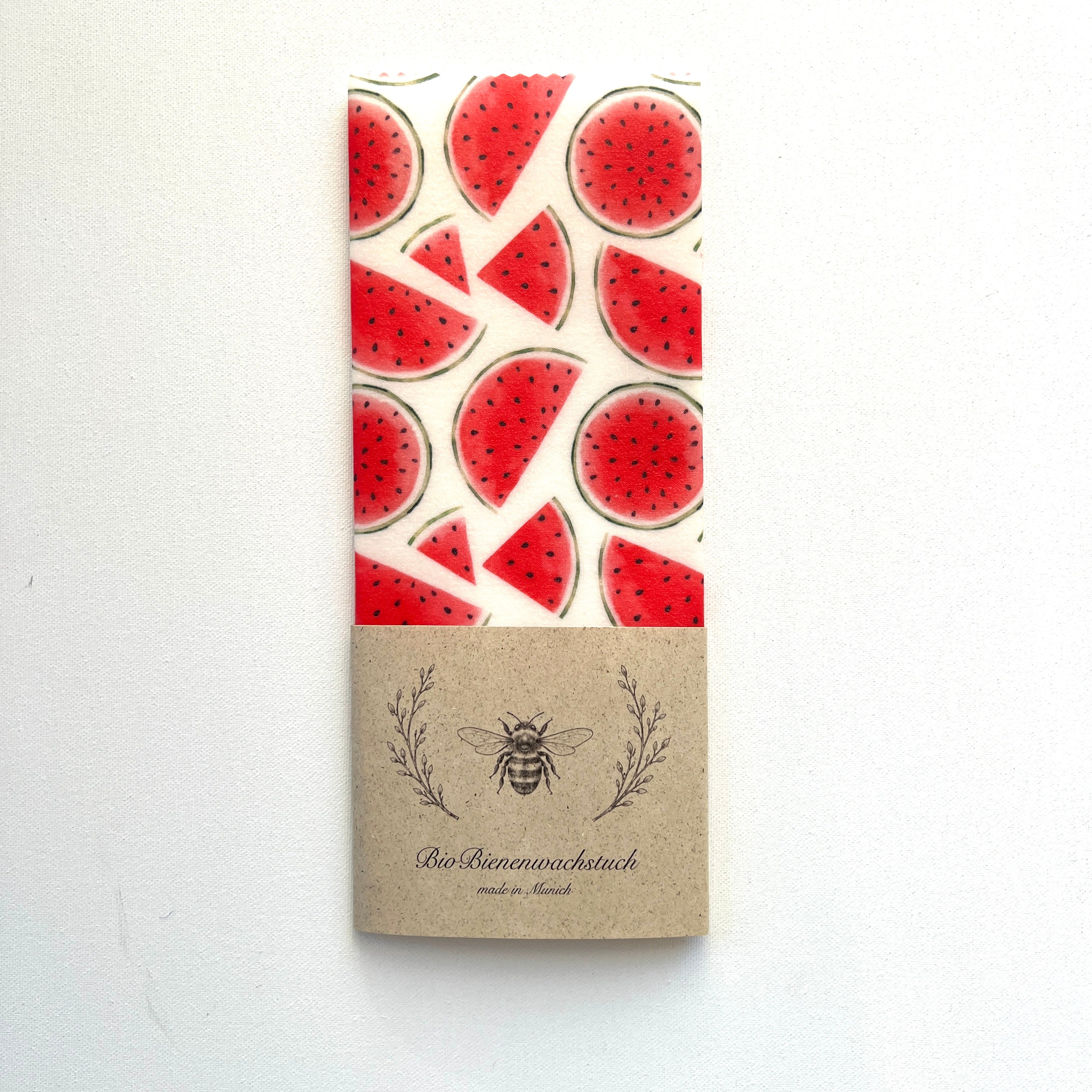 BIO-BIENENWACHSTUCH "Fancy Watermelon" 15cm-35cm