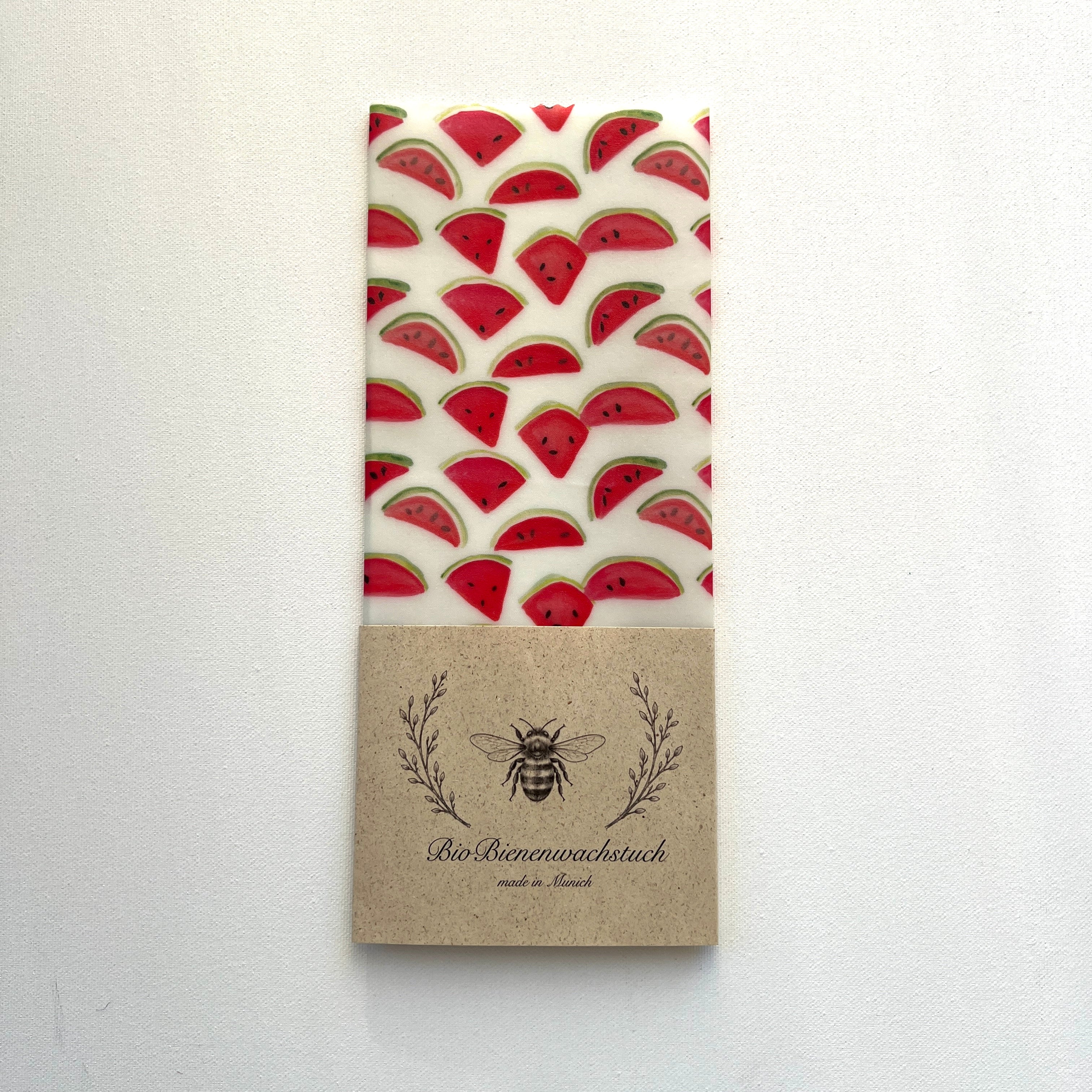 BIO-BIENENWACHSTUCH "Fancy Watermelon" 15cm-35cm