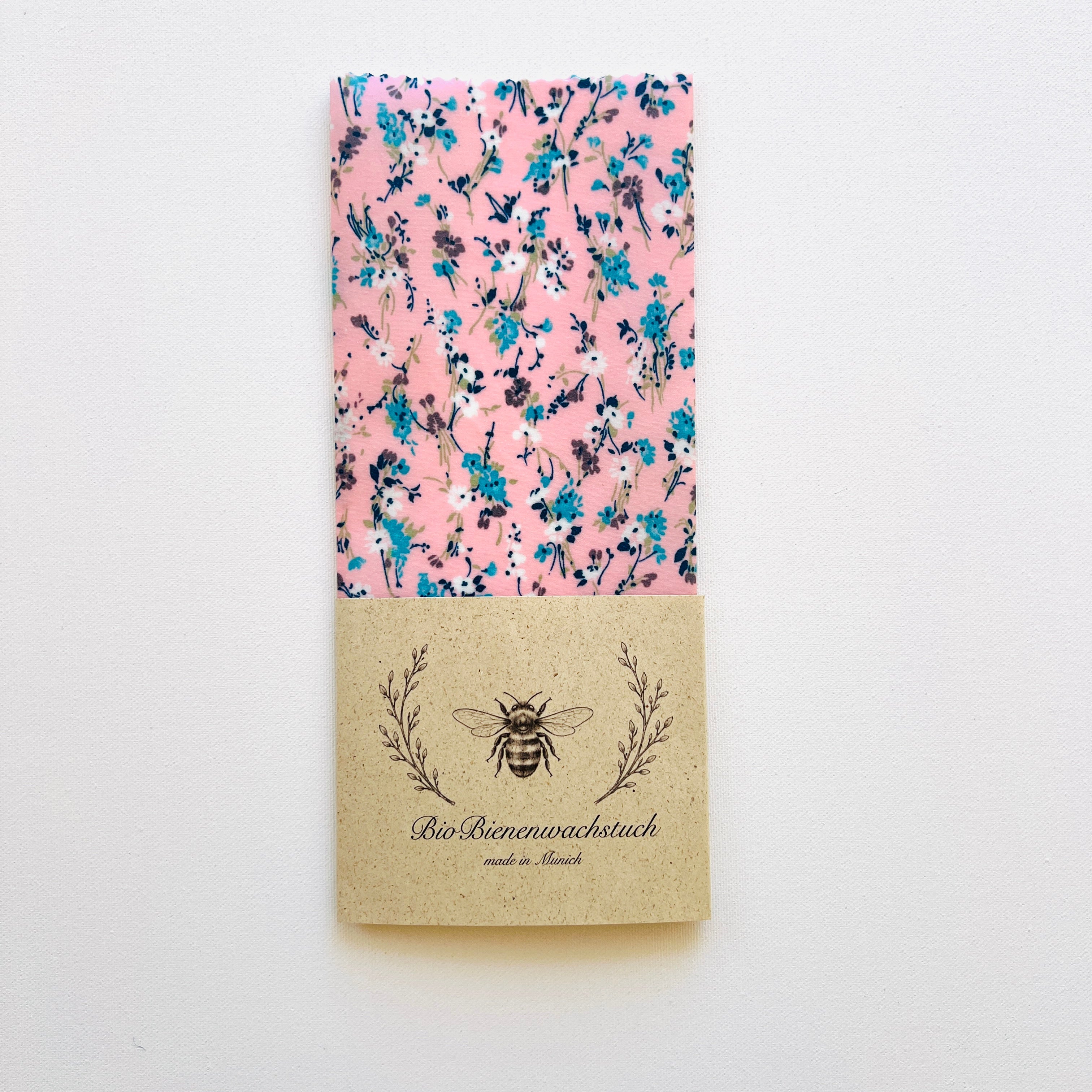 BIO-BIENENWACHSTUCH "Pink & Blue" 15cm - 50cm