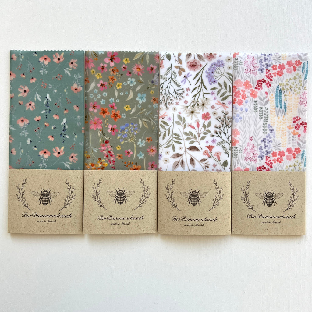 BIO BIENENWACHSTUCH "Nature Flowers" 15cm - 50cm