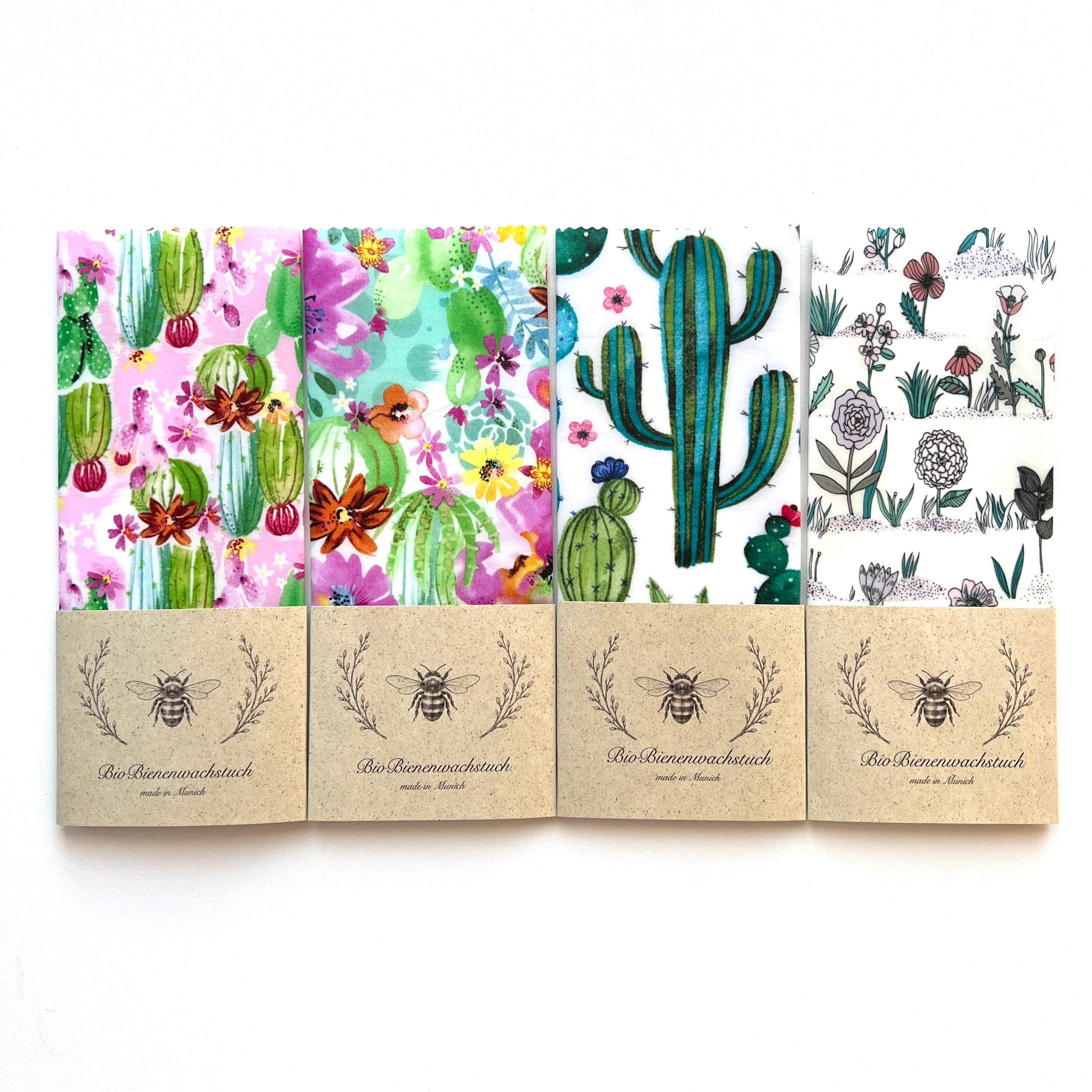 BIO-BIENENWACHSTUCH "Cactus" 15cm-35cm