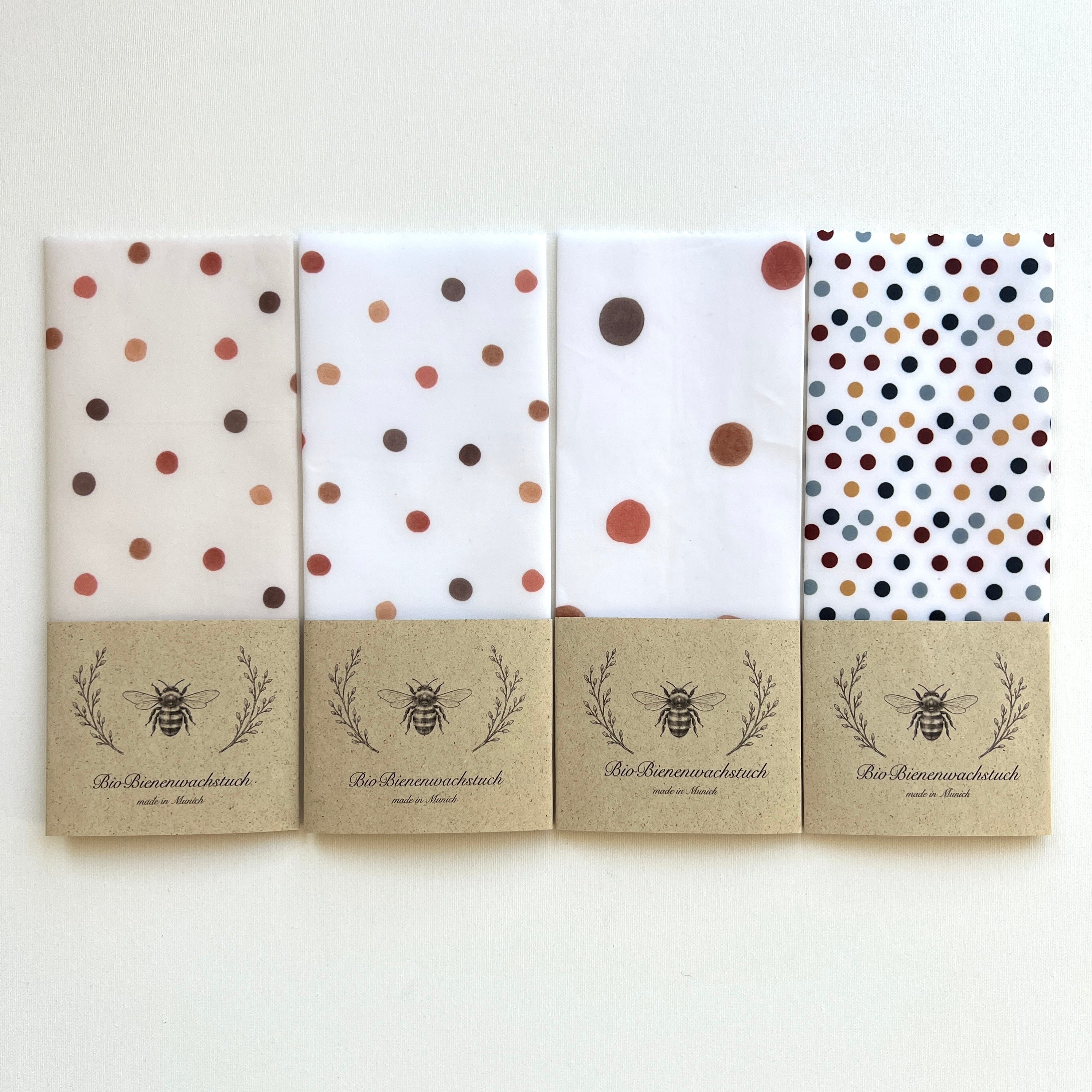 BIO-BIENENWACHSTUCH Happy Dots 15cm - 50cm