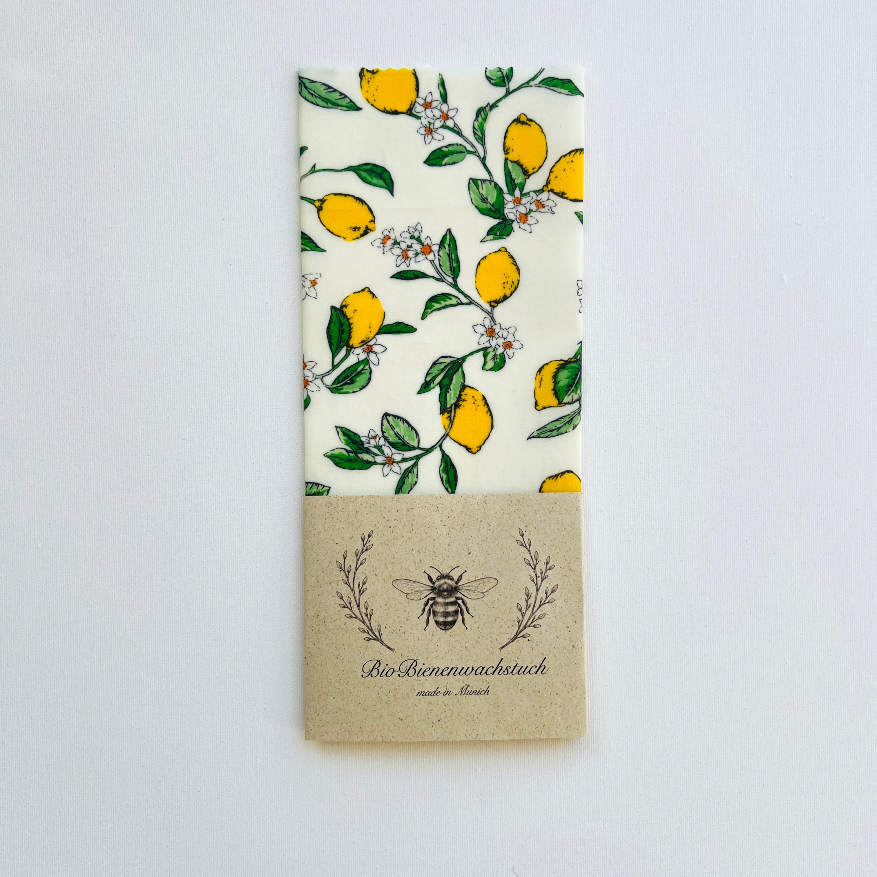 BIO-BIENENWACHSTUCH "Lemon & Strawberries" 15cm-50cm