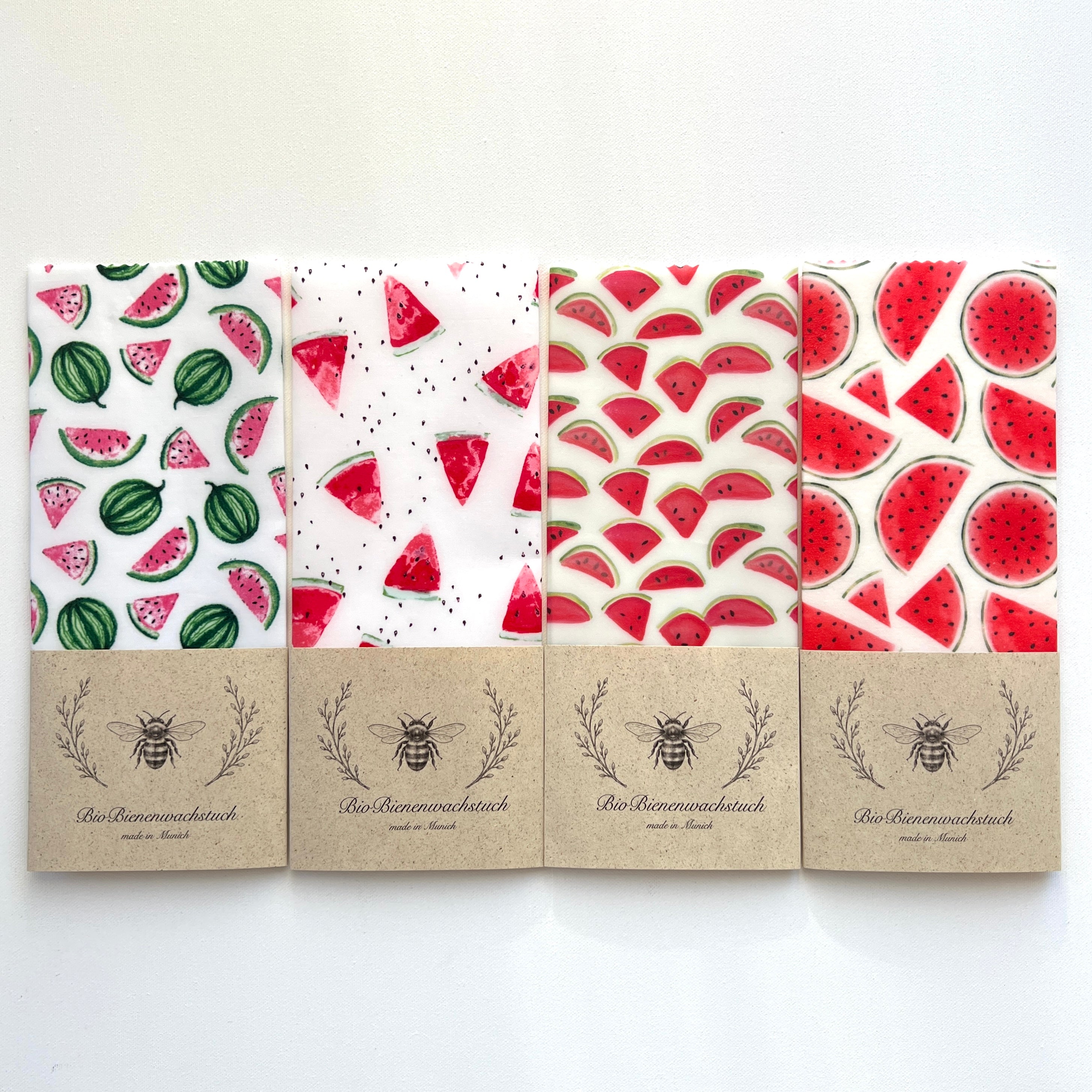 BIO-BIENENWACHSTUCH "Fancy Watermelon" 15cm-35cm