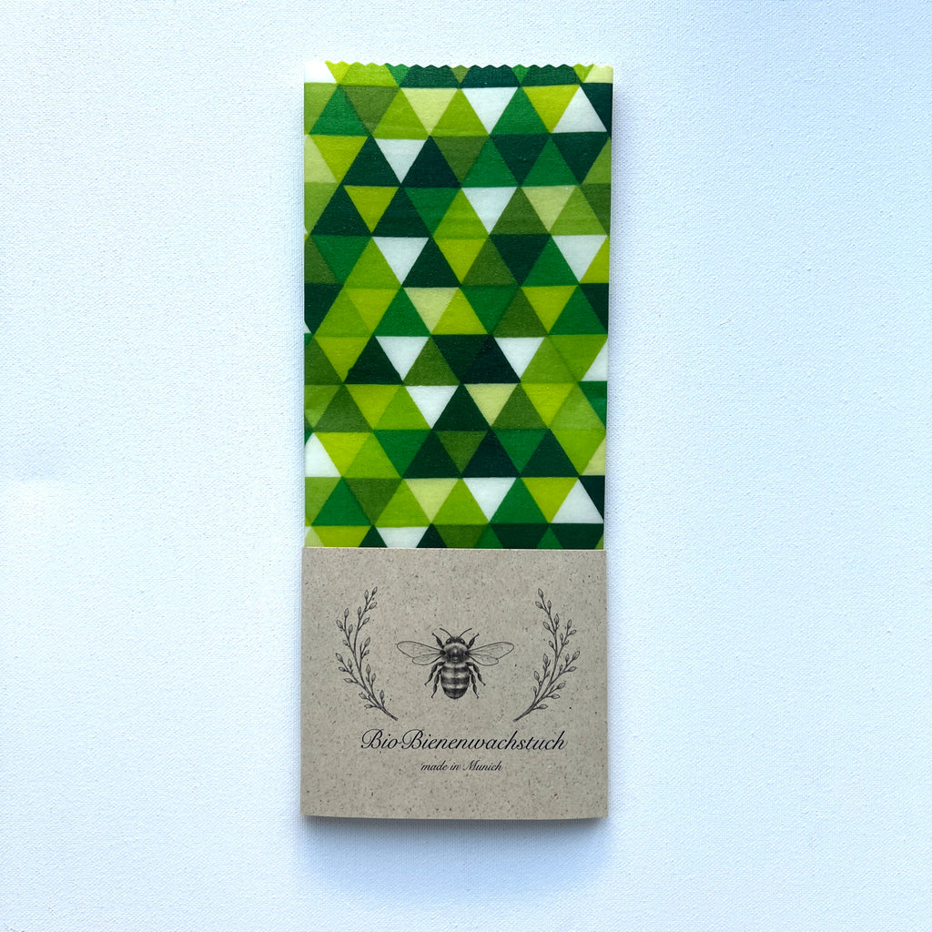 BIO BIENENWACHSTUCH "Fancy Green" 15cm - 35cm