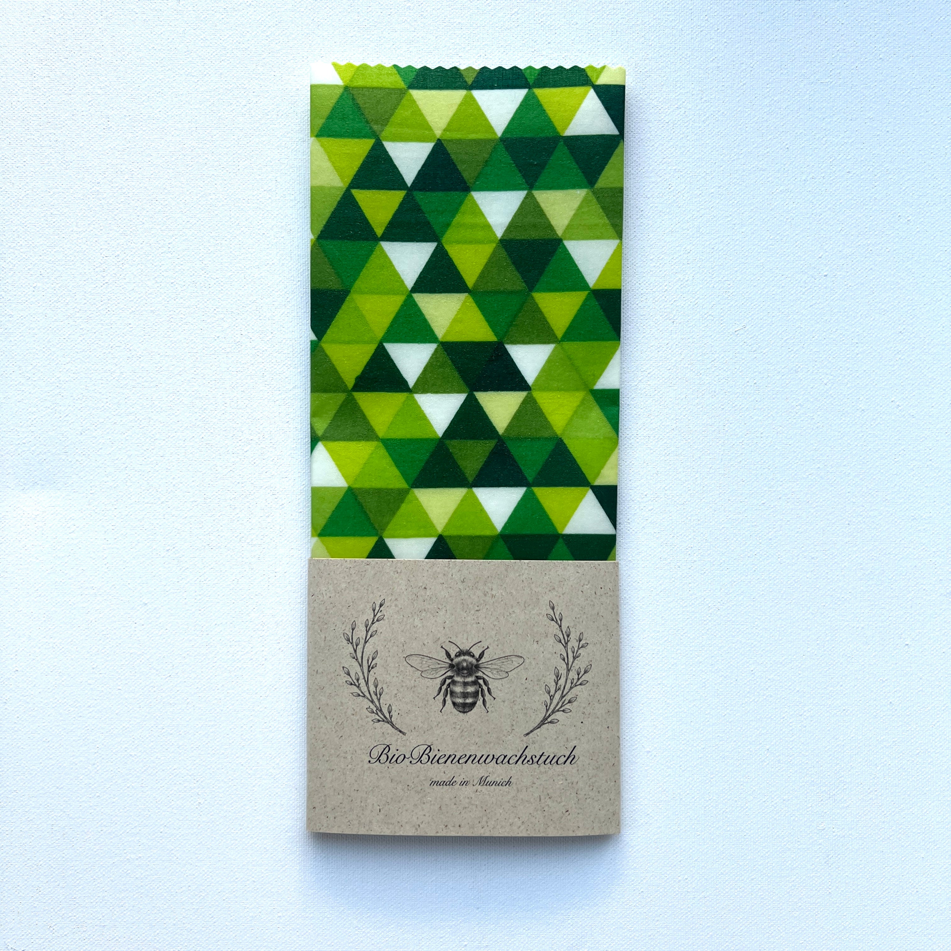 BIO-BIENENWACHSTUCH "Fancy Green" 15cm-35cm