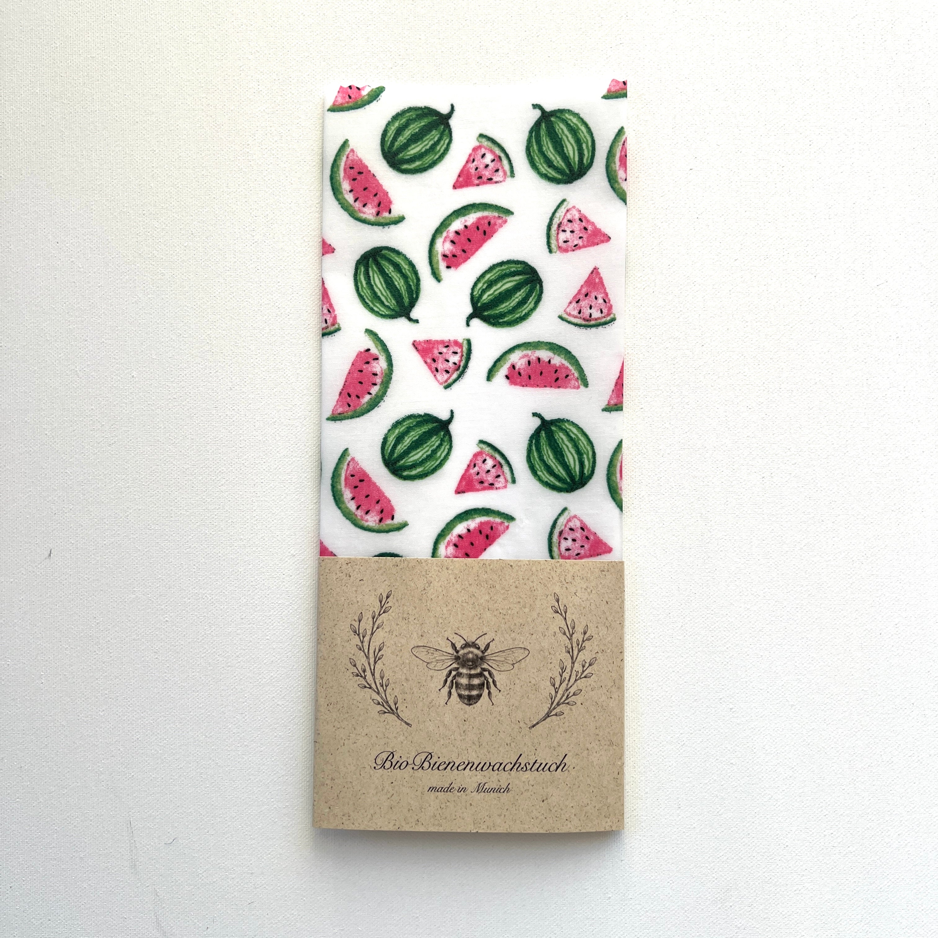 BIO-BIENENWACHSTUCH "Fancy Watermelon" 15cm-35cm