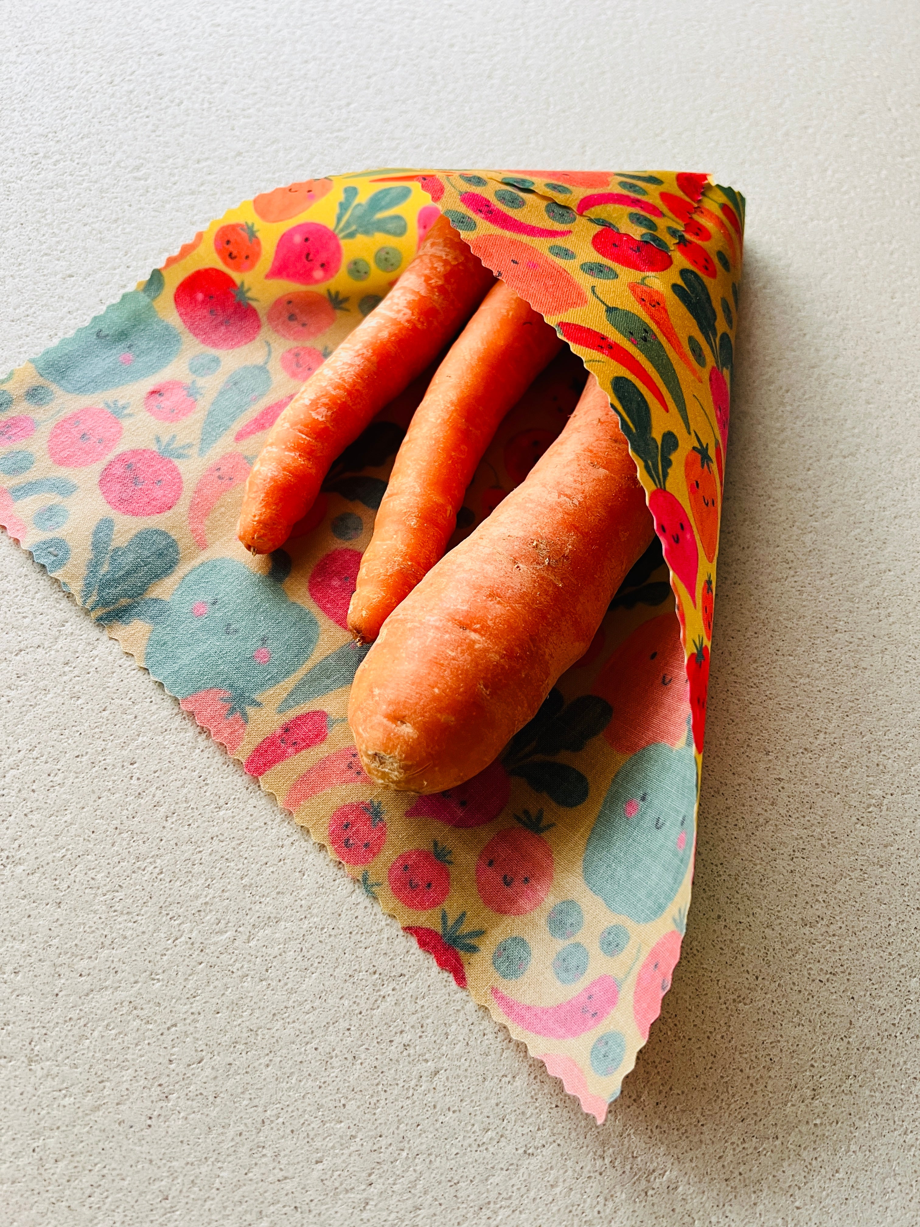 BIO-BIENENWACHSTUCH Happy Vegs 15cm - 50cm