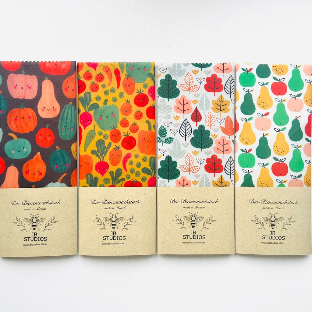 BIO-BIENENWACHSTUCH Happy Vegs 15cm - 50cm