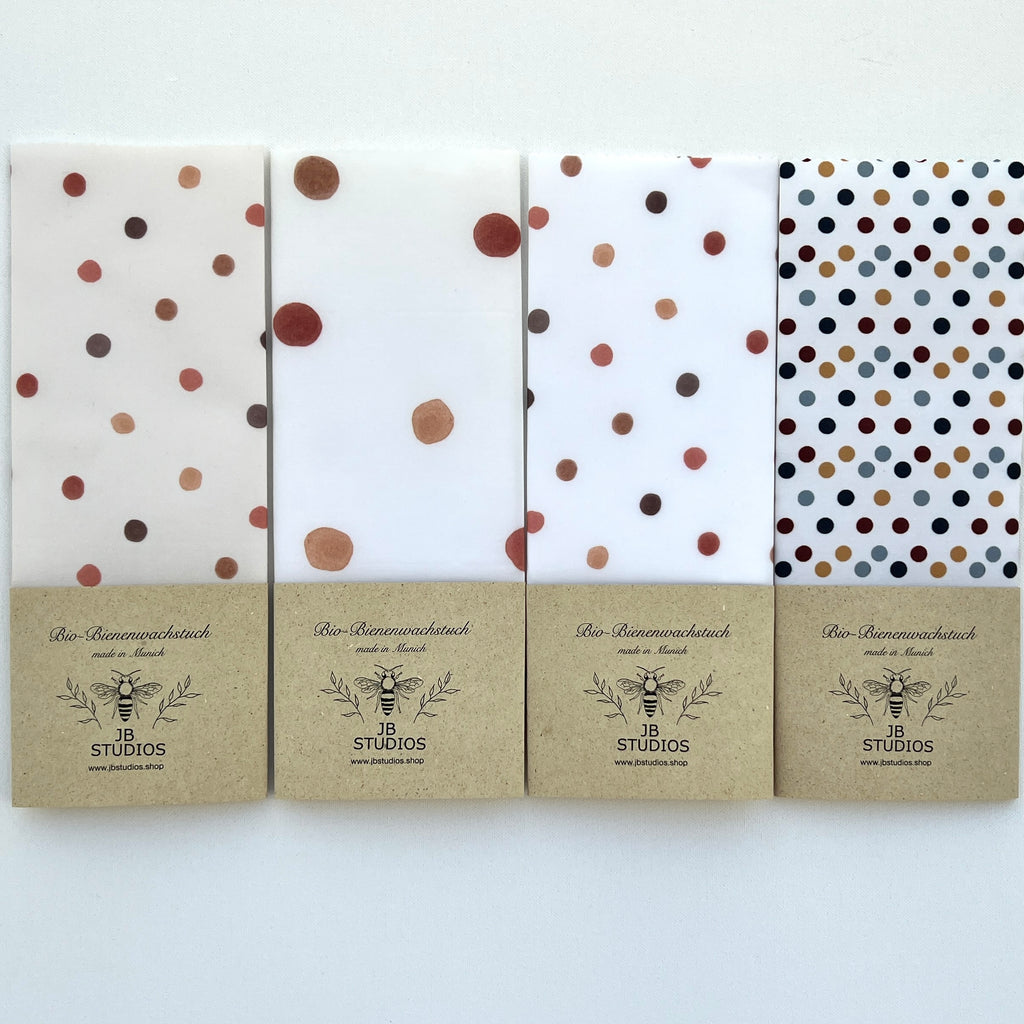 BIO-BIENENWACHSTUCH Happy Dots 15cm - 50cm
