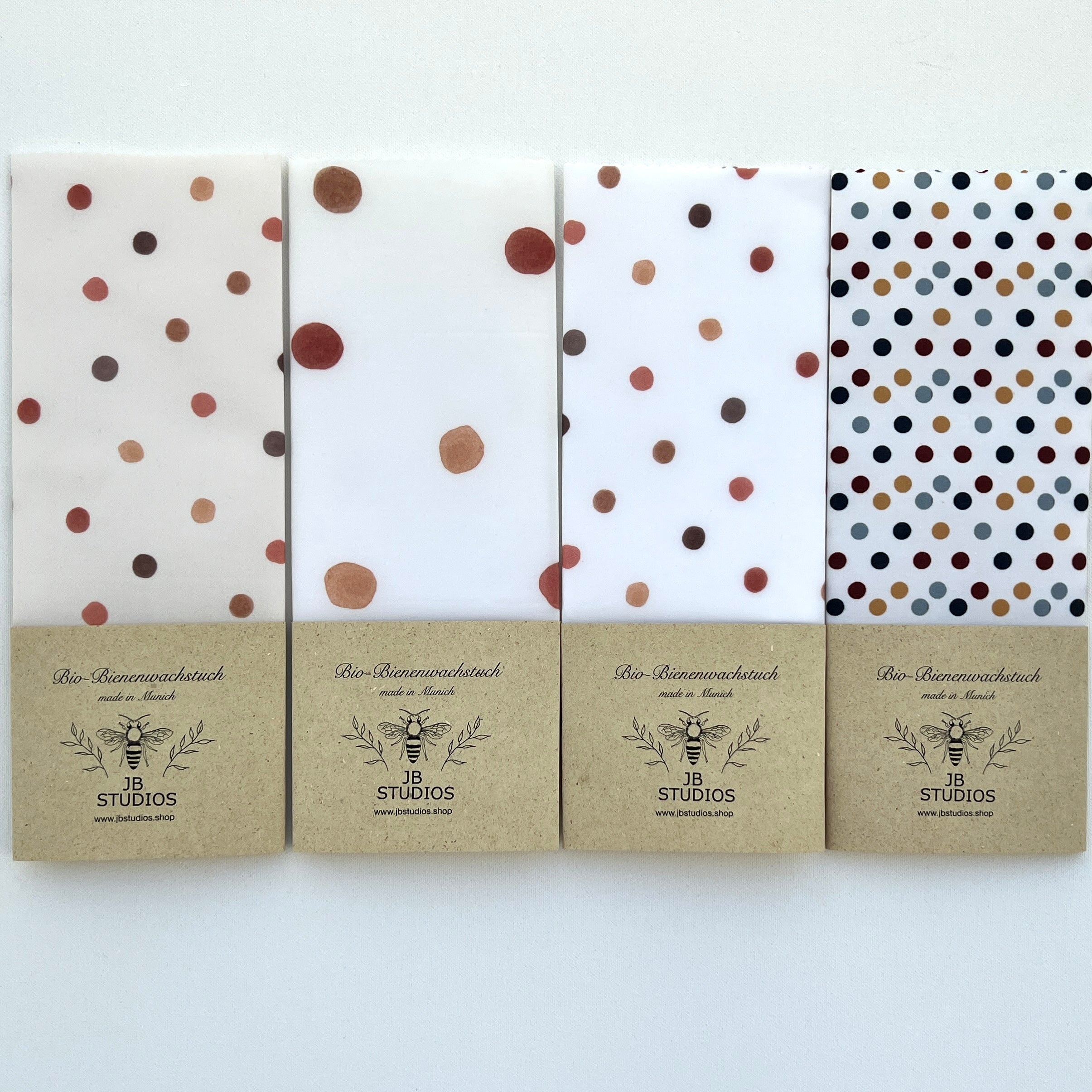 BIO-BIENENWACHSTUCH Happy Dots 15cm - 50cm