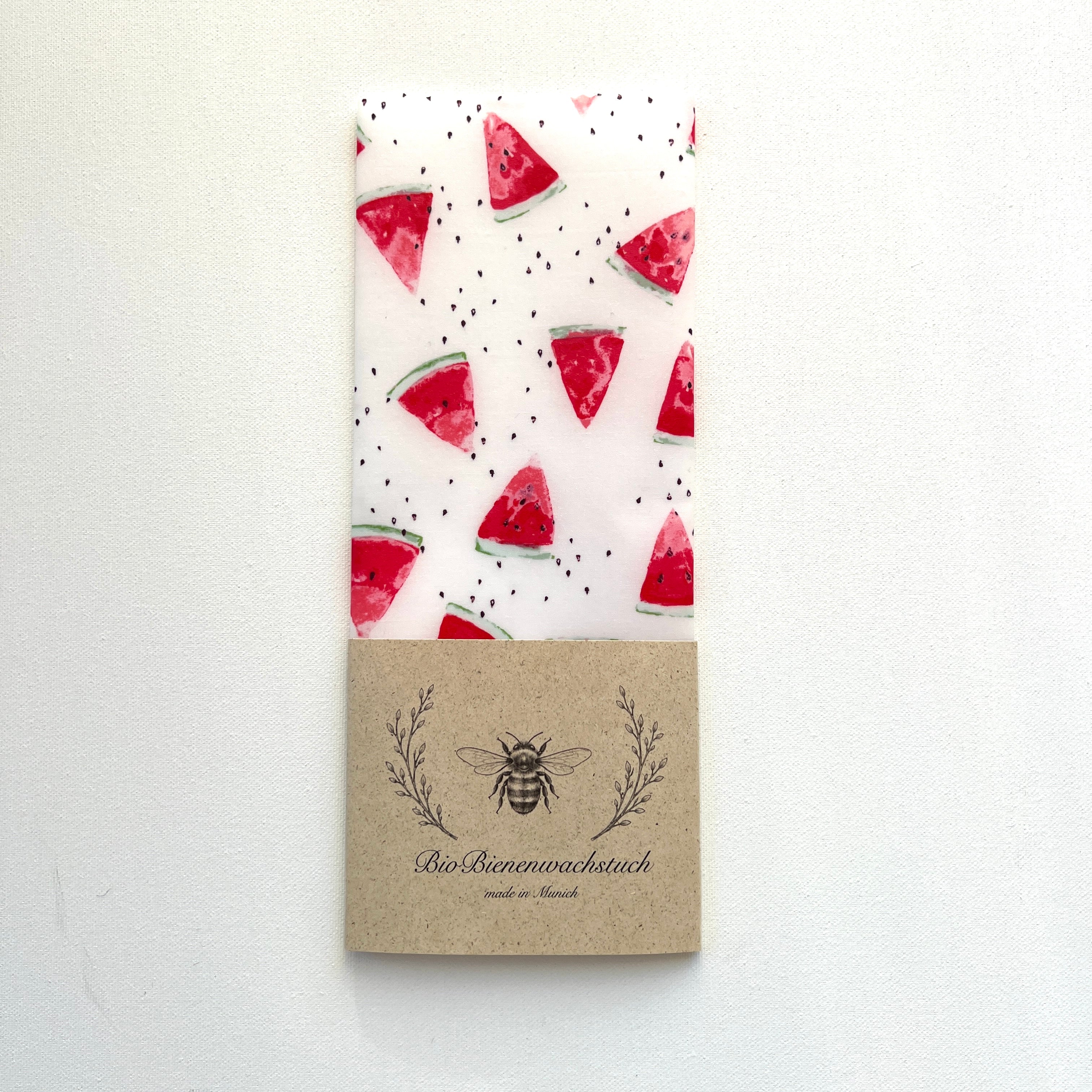 BIO-BIENENWACHSTUCH "Fancy Watermelon" 15cm-35cm