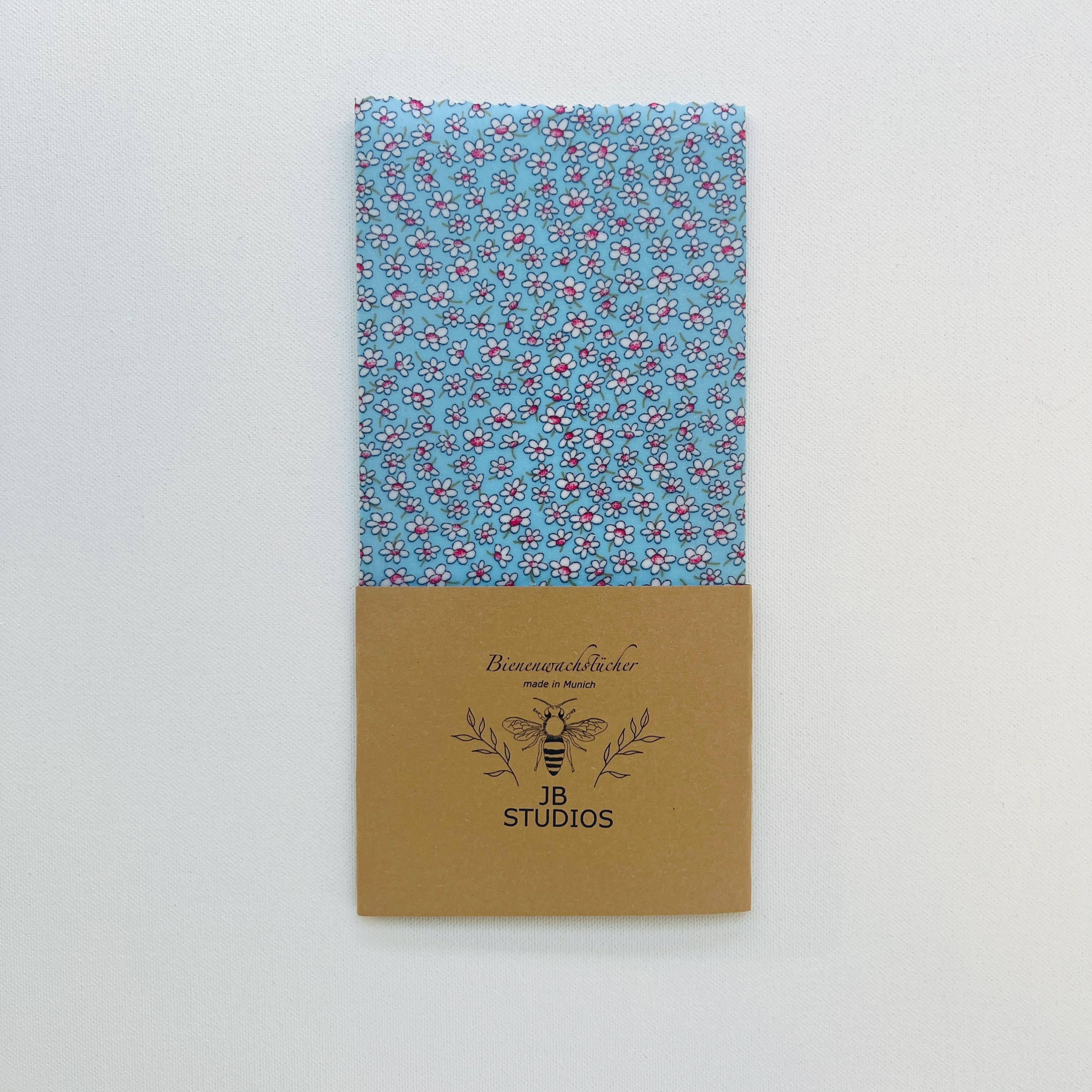 BIO-BIENENWACHSTUCH FLORAL 15cm - 50cm