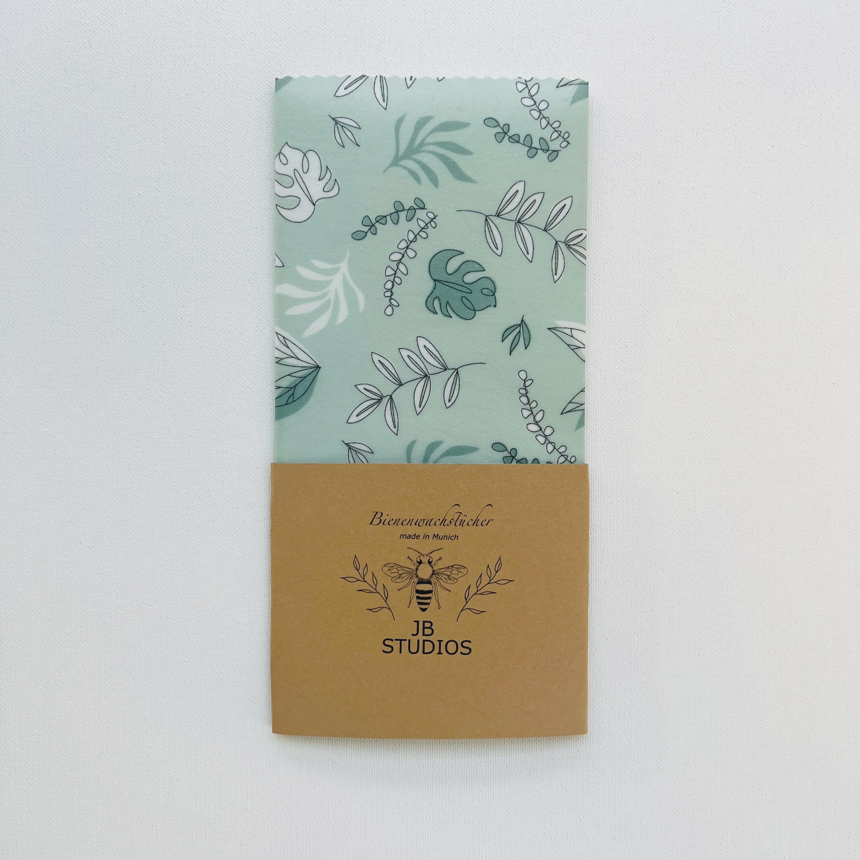 BIO-BIENENWACHSTUCH FLORAL 15cm - 50cm