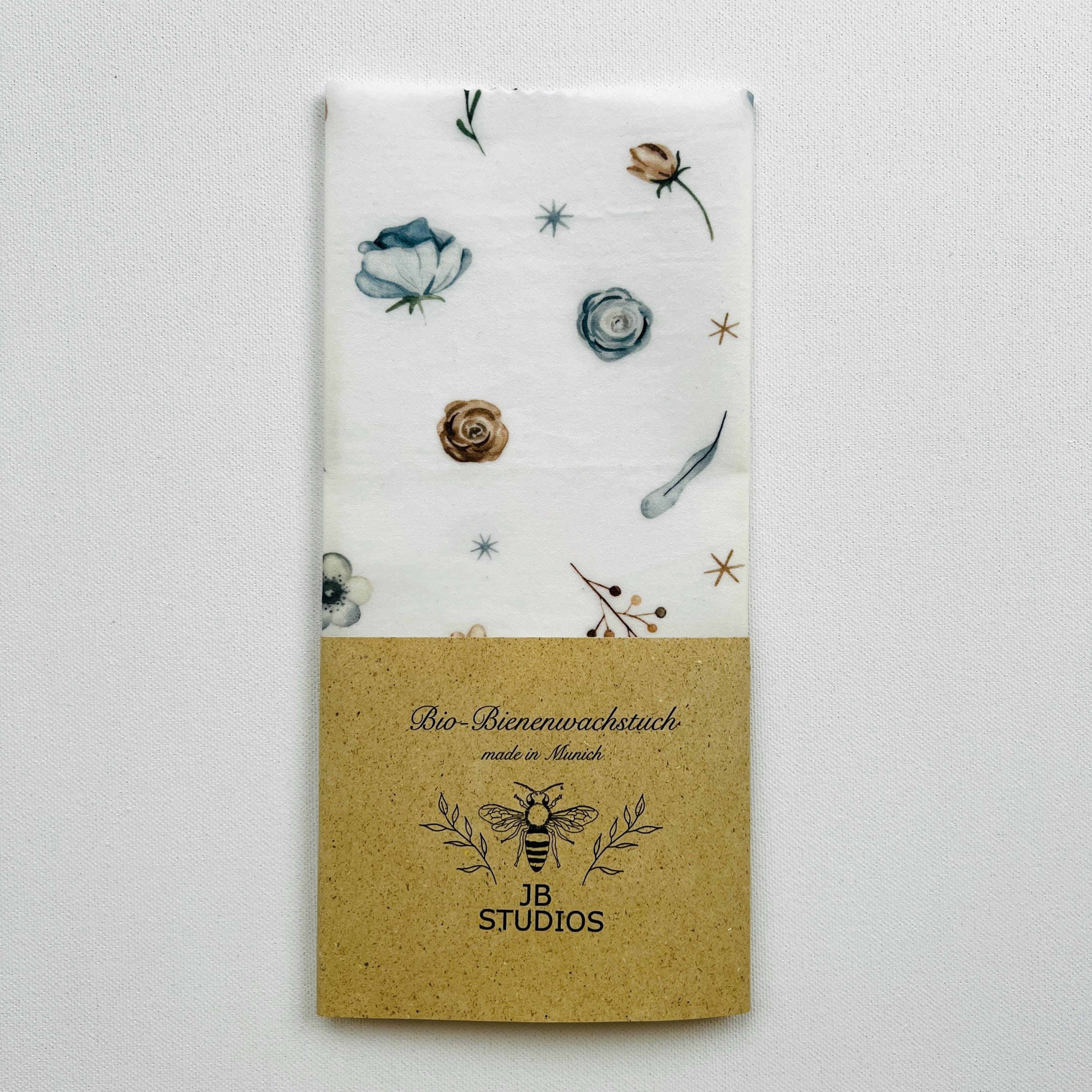 BIO-BIENENWACHSTUCH NATUR Flowers Design Collection 15cm - 50cm