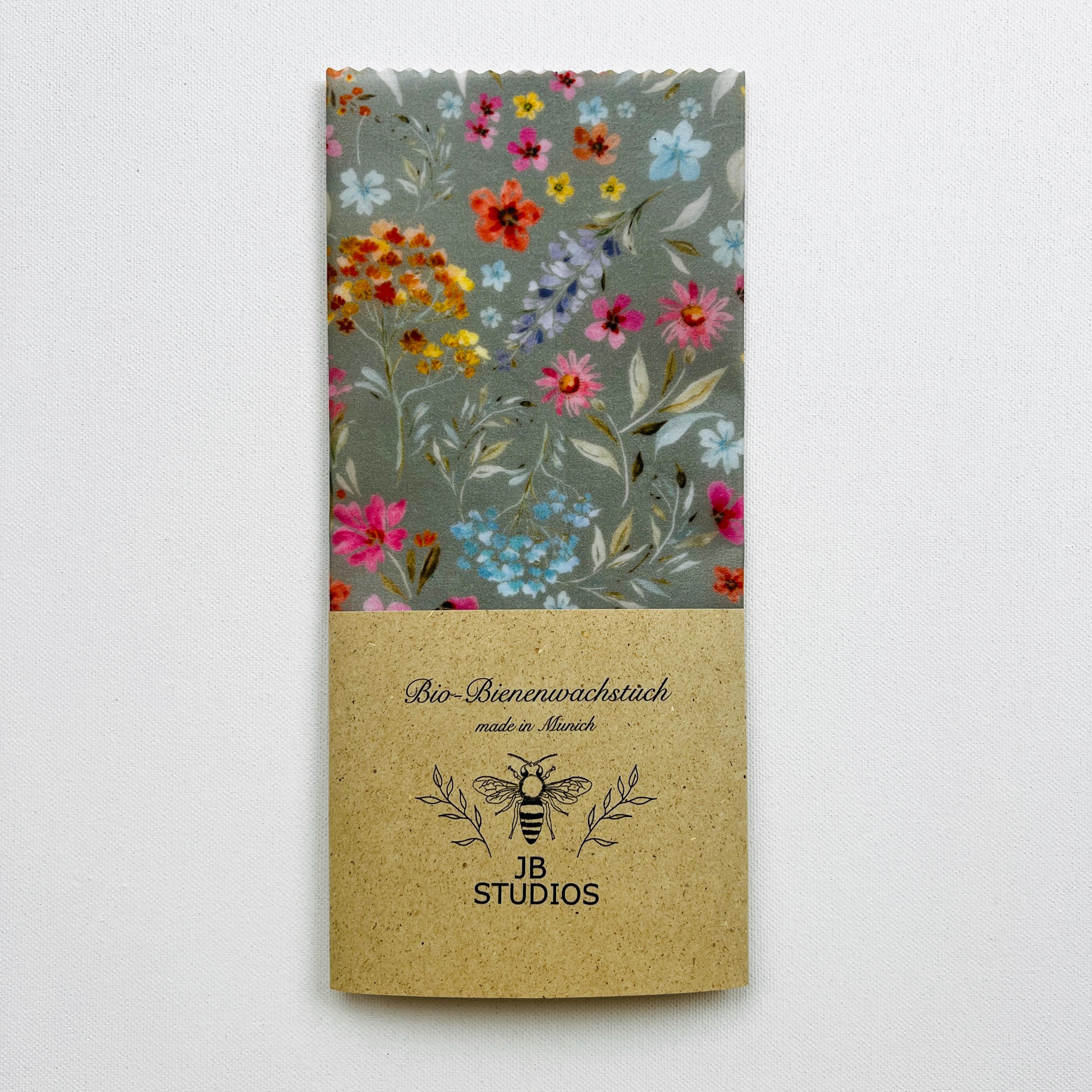 BIO-BIENENWACHSTUCH NATUR Flowers Design Collection 15cm - 50cm