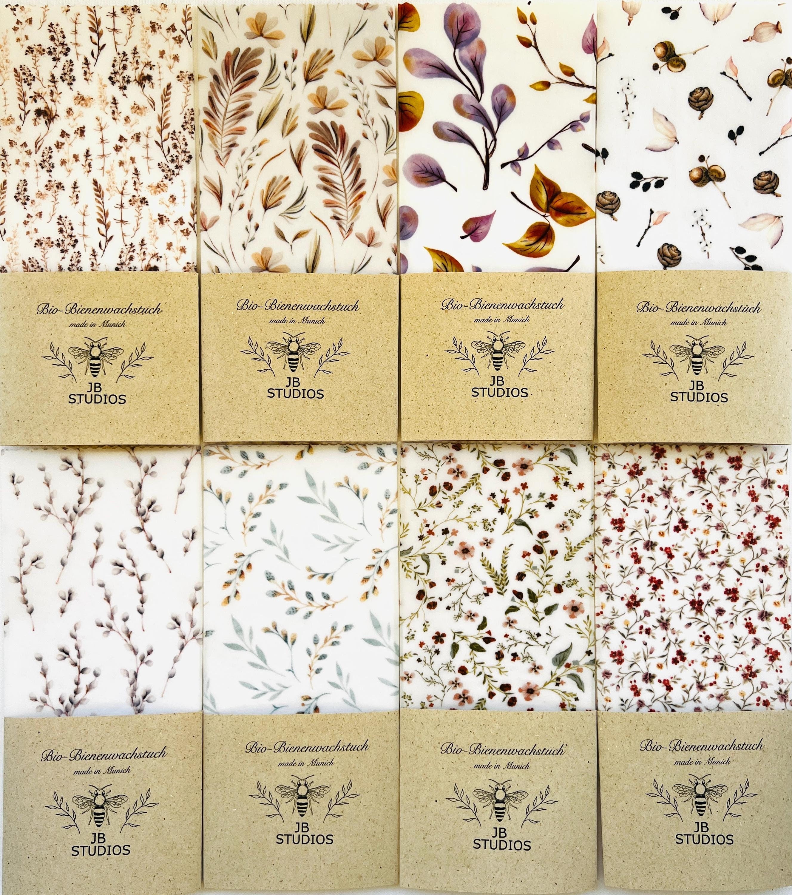 BIO-BIENENWACHSTUCH Romantic Nature Floral