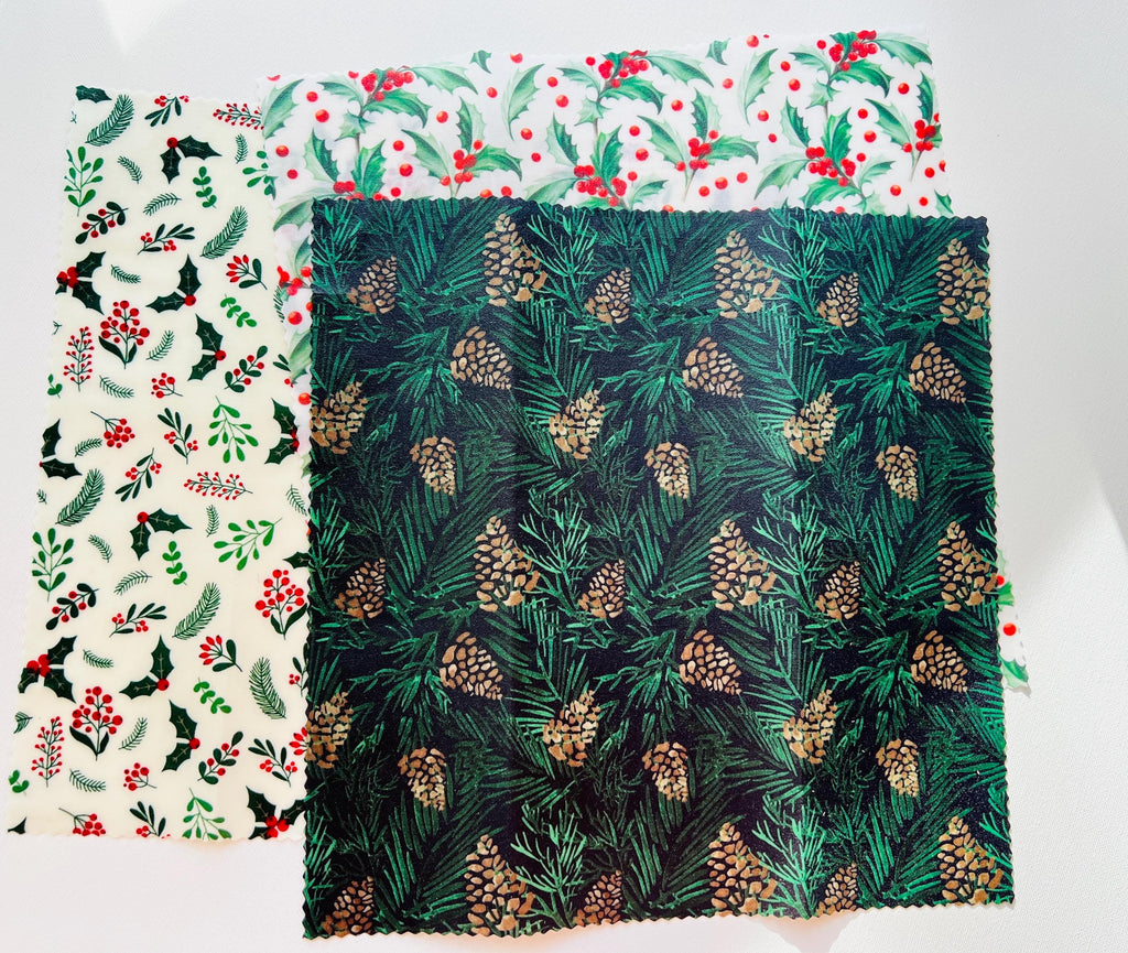 BIO-BIENENWACHSTUCH Winter Evergreen 15cm - 50cm