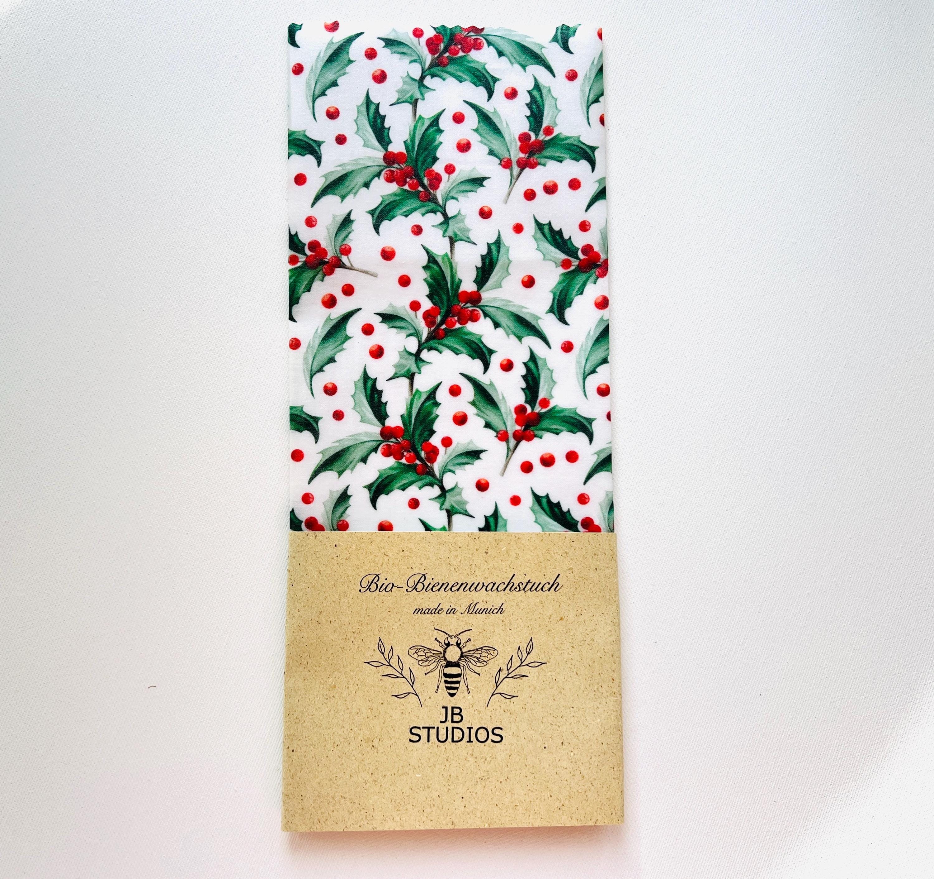 BIO-BIENENWACHSTUCH Winter Evergreen 15cm - 50cm