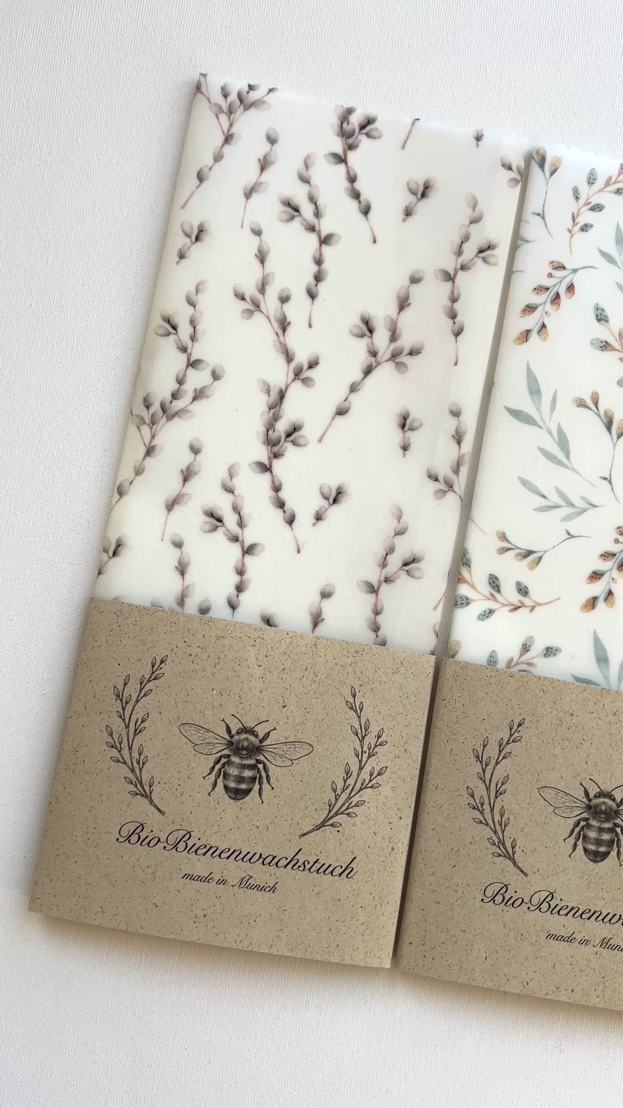 BIO-BIENENWACHSTUCH "Romantic Nature" 15cm - 50cm