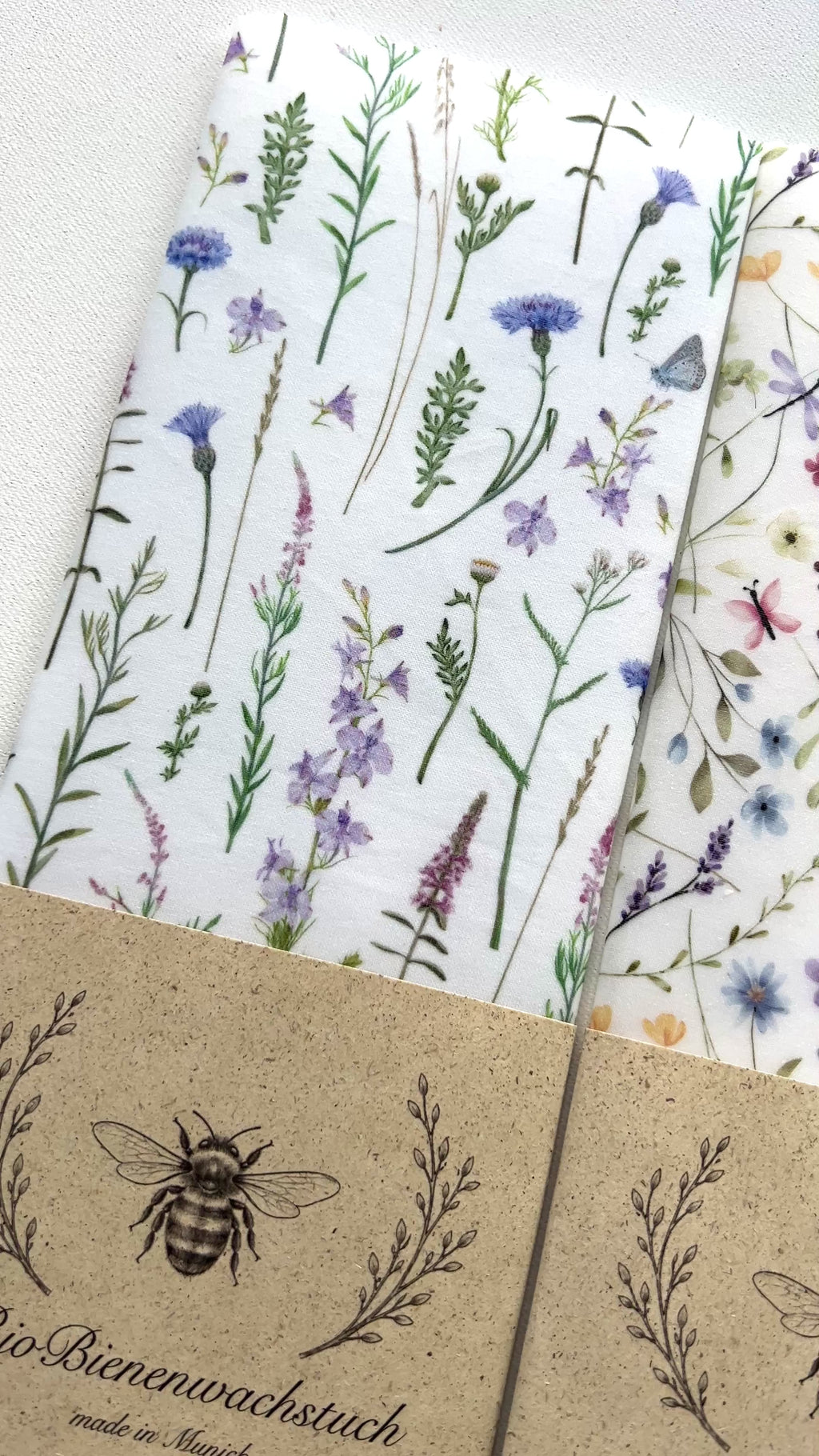 BIO-BIENENWACHSTUCH "Floral Beauty" 15cm - 50cm