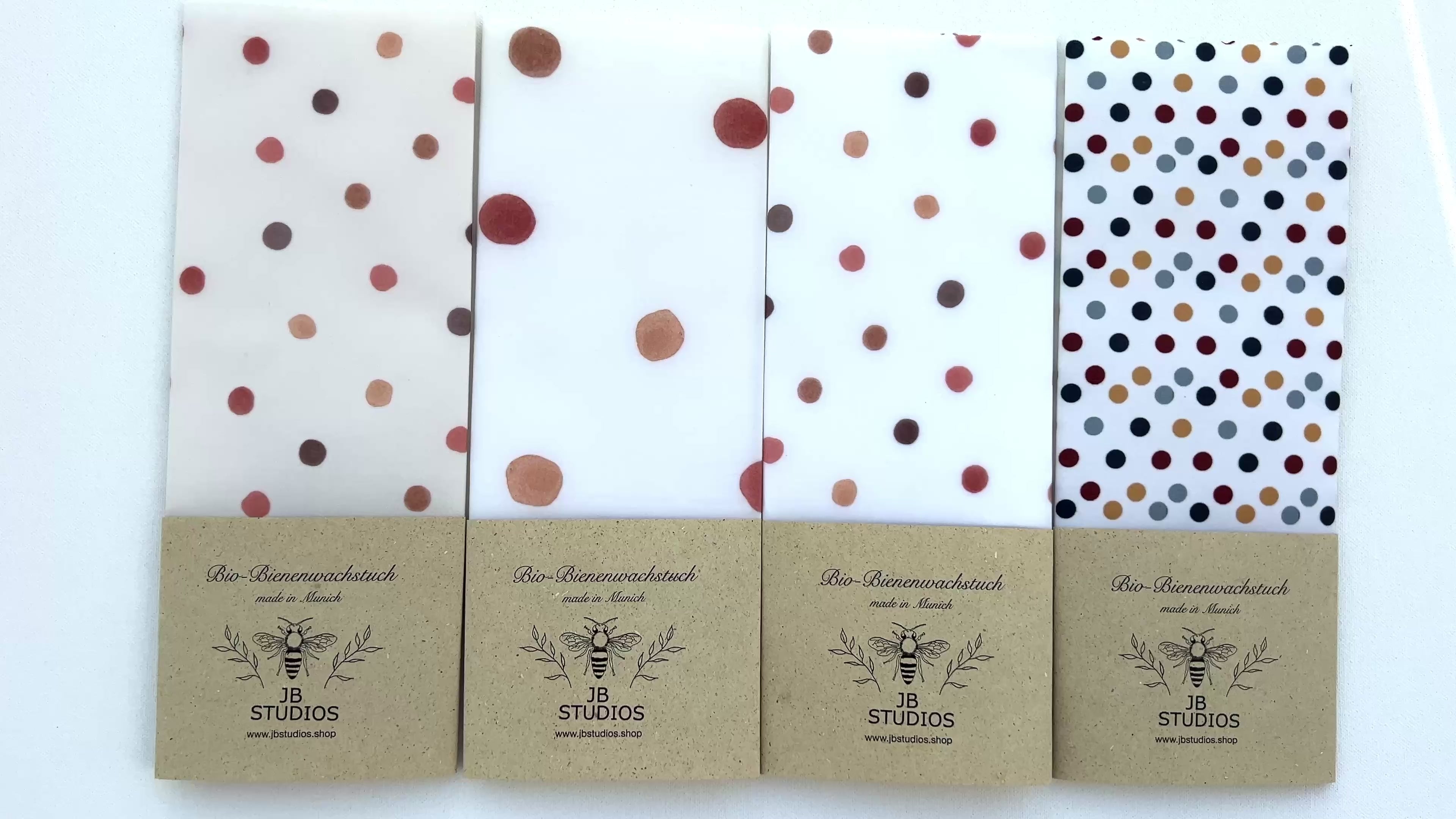 BIO-BIENENWACHSTUCH Happy Dots 15cm - 50cm