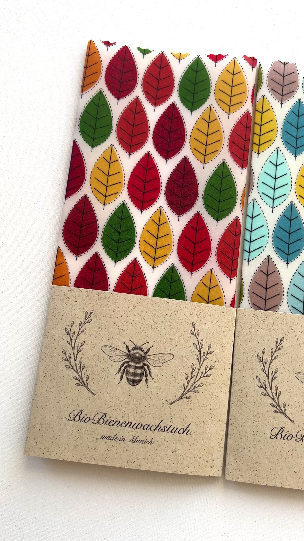 BIO-BIENENWACHSTUCH "Vier Jahreszeiten" 15cm - 50cm