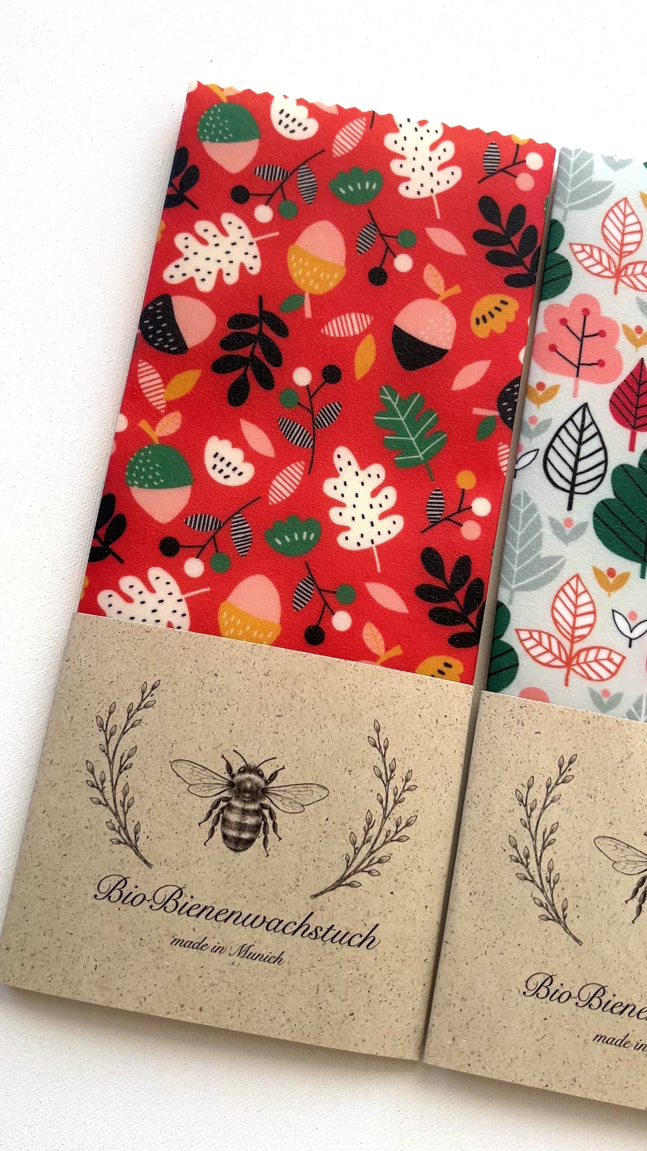 BIO-BIENENWACHSTUCH "Fresh from the Garden" 15 cm - 50 cm