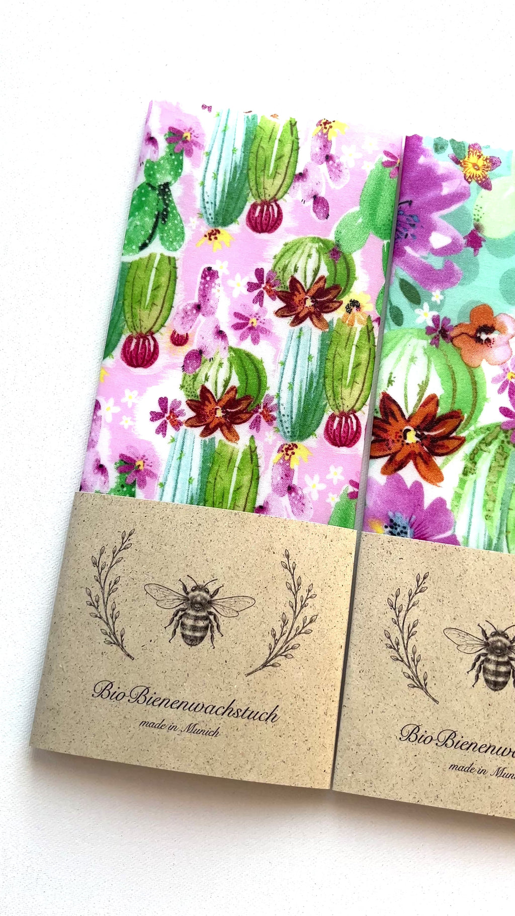 BIO-BIENENWACHSTUCH "Cactus" 15cm-35cm