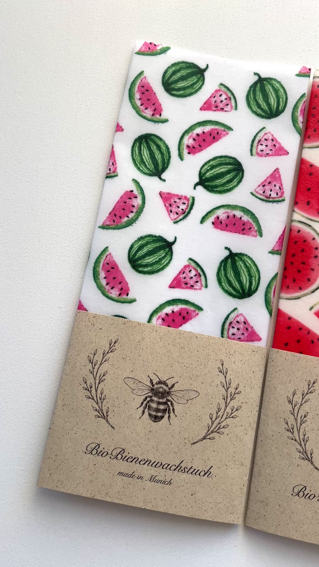 BIO-BIENENWACHSTUCH "Fancy Watermelon" 15cm-35cm