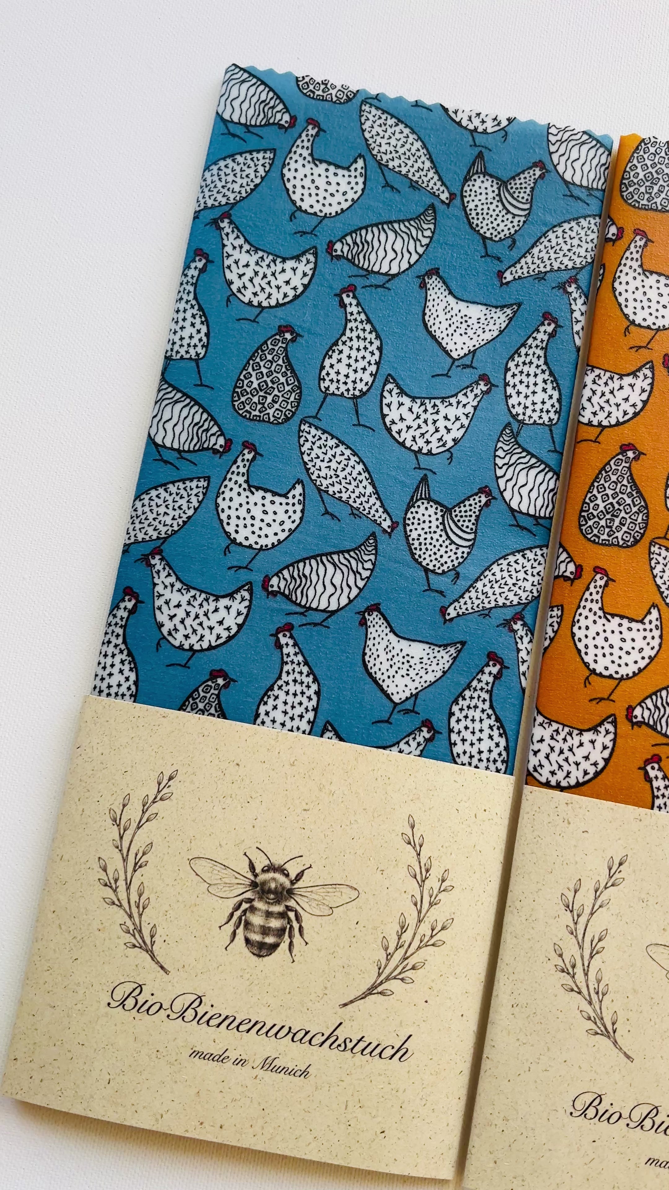 BIO-BIENENWACHSTUCH "Japanische Chicken" 15cm - 35cm