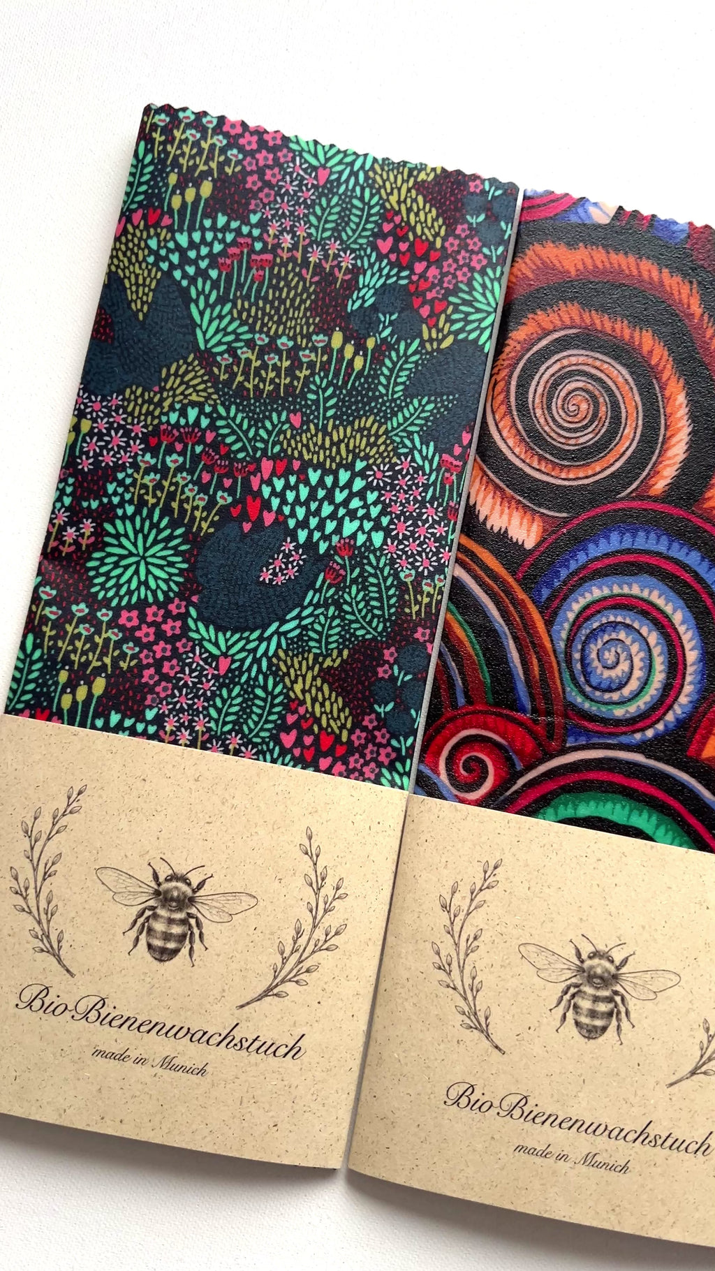 BIO-BIENENWACHSTUCH "Abstract" 15cm - 50cm