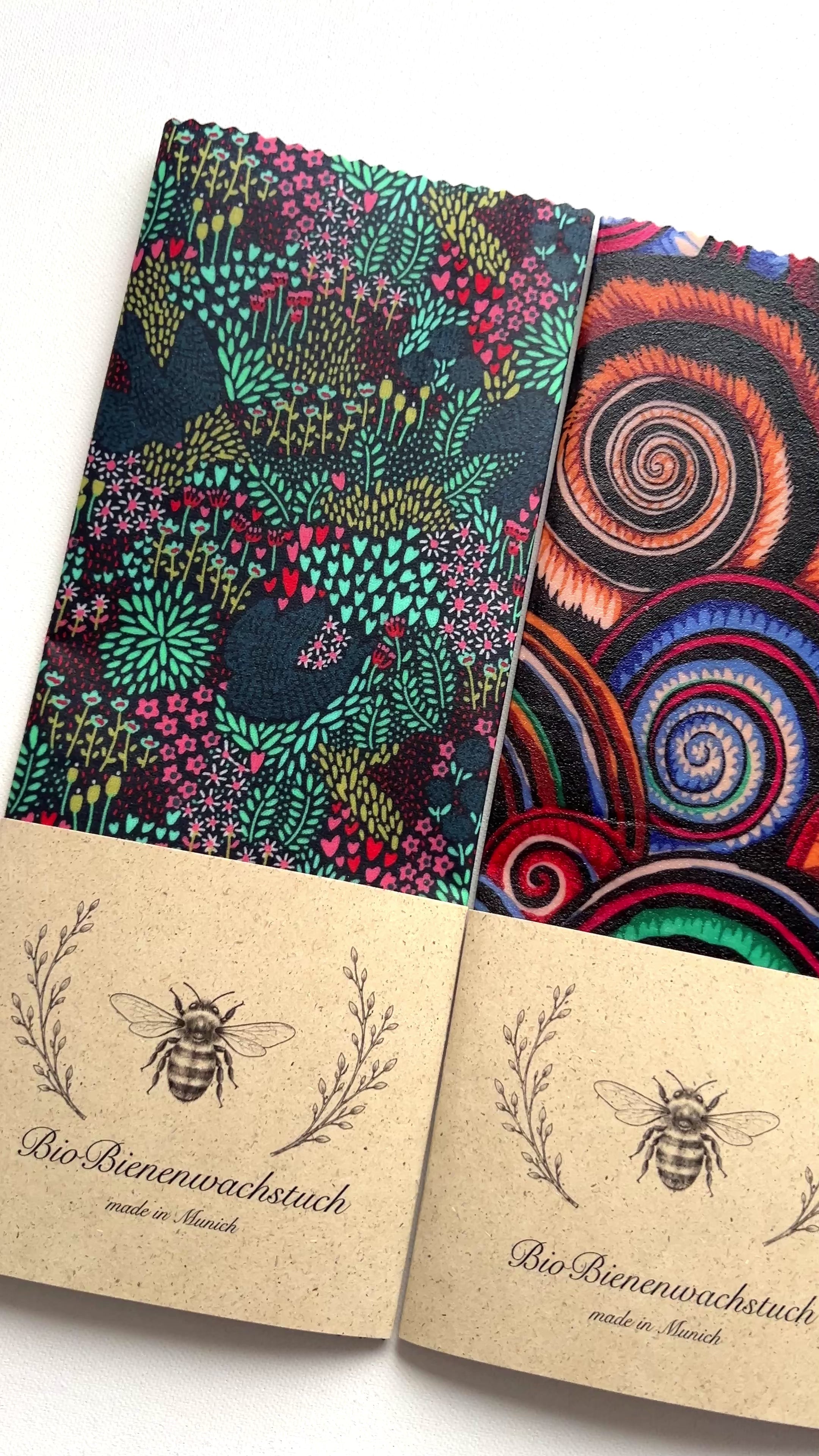 BIO-BIENENWACHSTUCH "Abstract" 15cm - 50cm