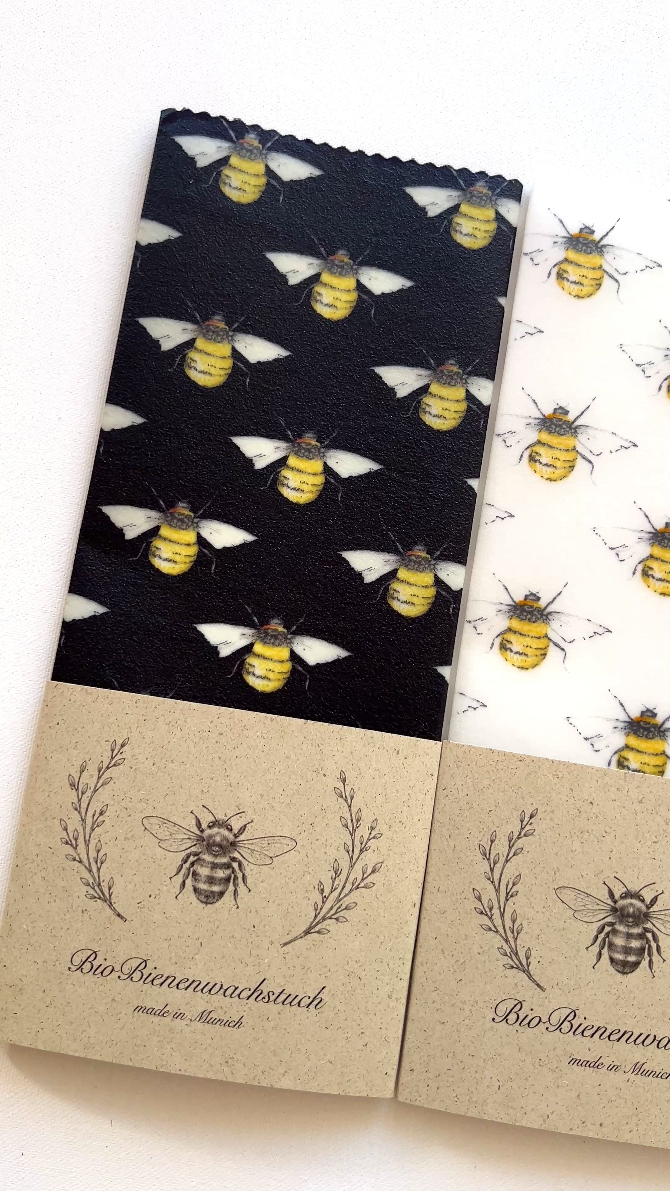 BIO-BIENENWACHSTUCH "Honey Bee" 15cm - 35cm